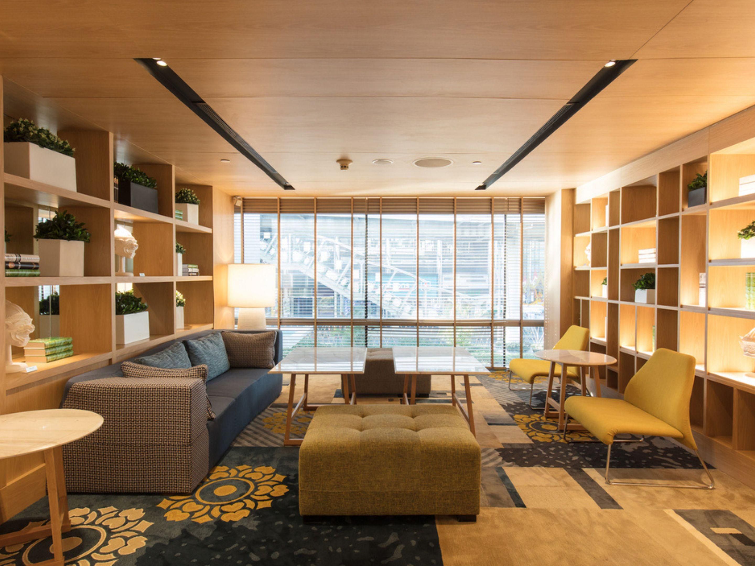 Book a room with Lounge Access to enjoy exclusive benefits, including complimentary drinks and snacks throughout the day. Relax in a comfortable setting while making the most of your stay with added convenience and indulgence.