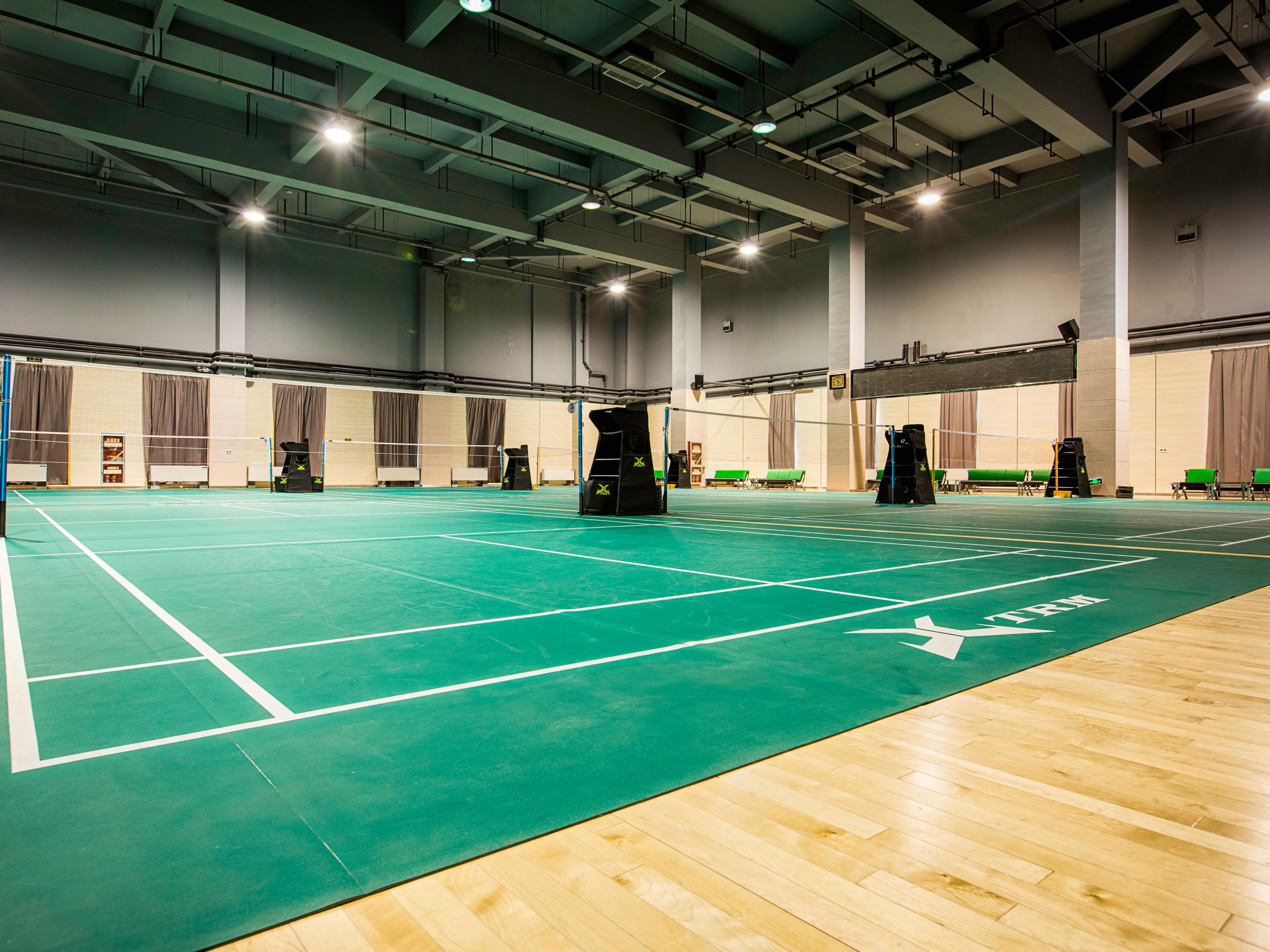 宝鸡海棠假日酒店拥有专业阻风设计的羽毛球馆，8块场地，占地1260平方米，羽毛球爱好者相聚于此，让您尽情体验运动的畅快淋漓。