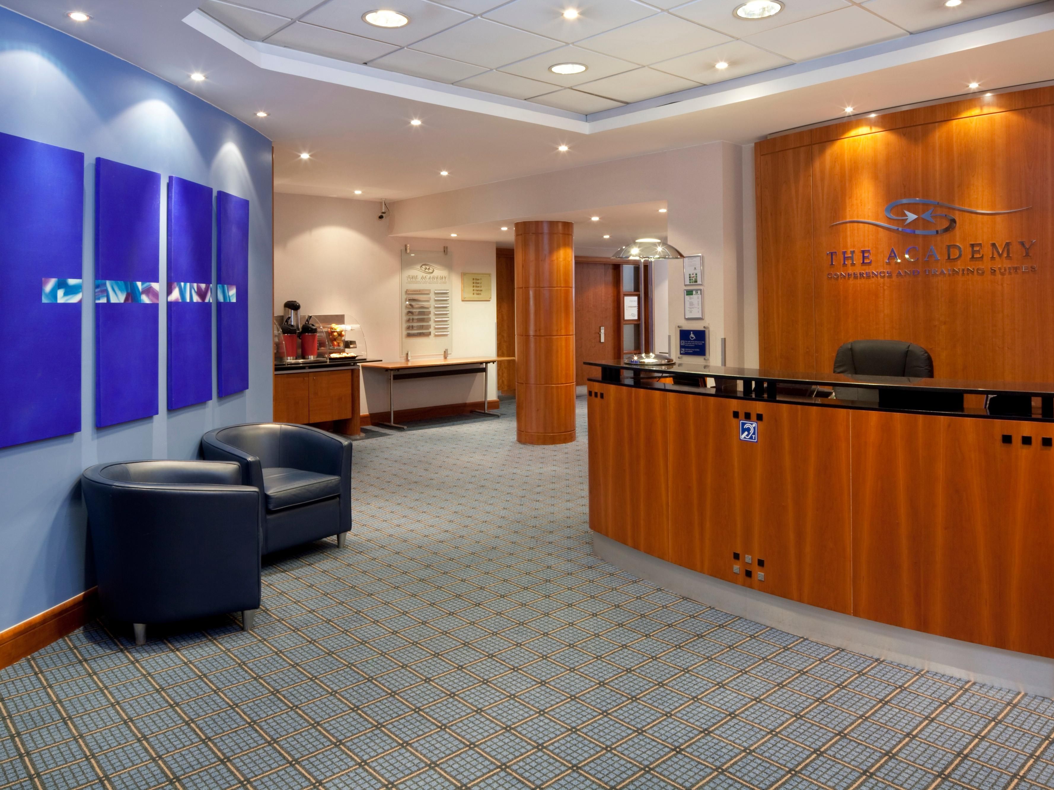 Welcome to the Reception area in our business centre
