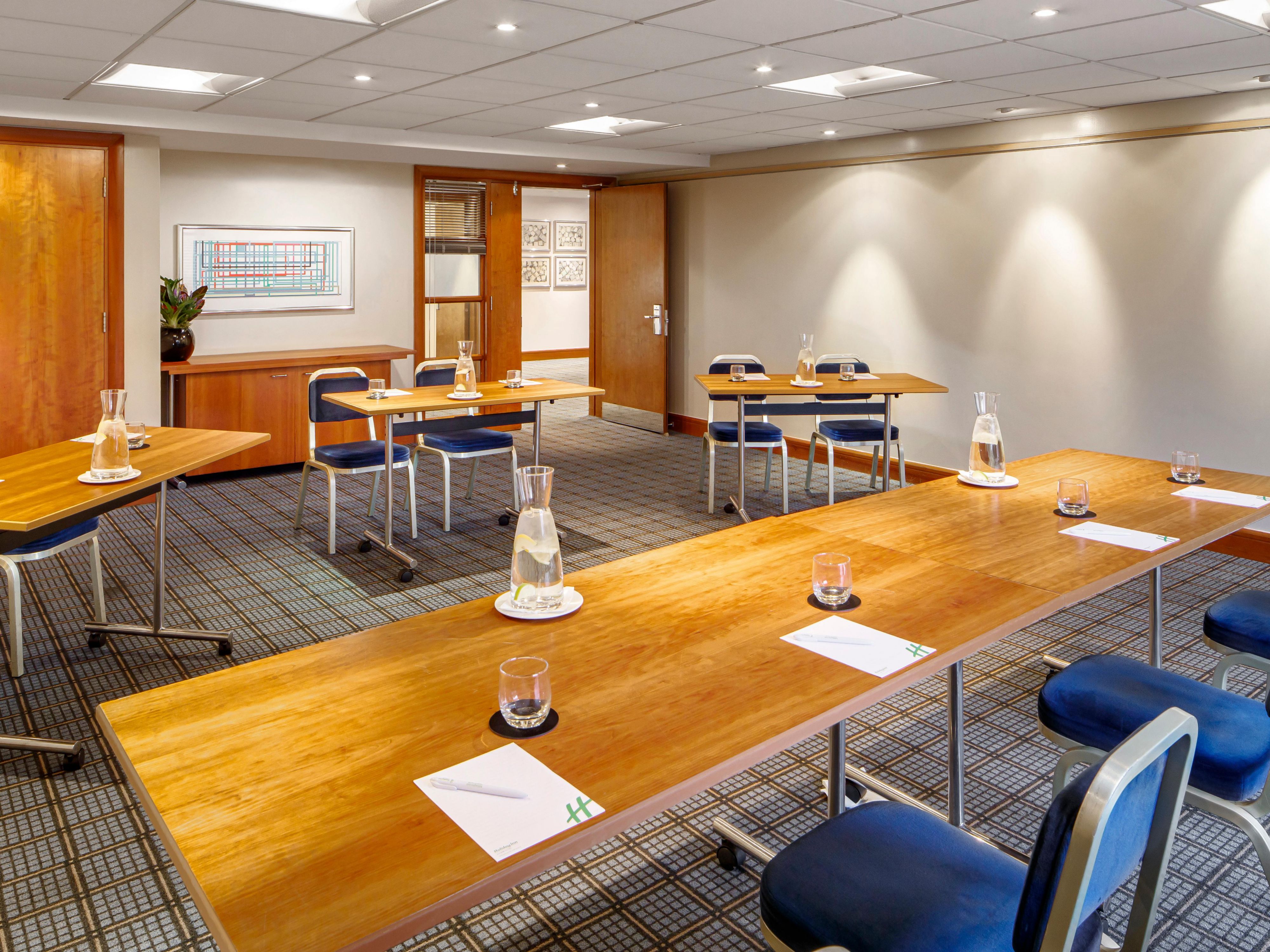 Our hotel has a range of comfortable bedrooms, delicious dining and on-site car parking. We've got a choice of eight flexible meeting spaces and can cater for up to 160 delegates. Each of our rooms have great facilities including air conditioning and superfast Wi-Fi. 