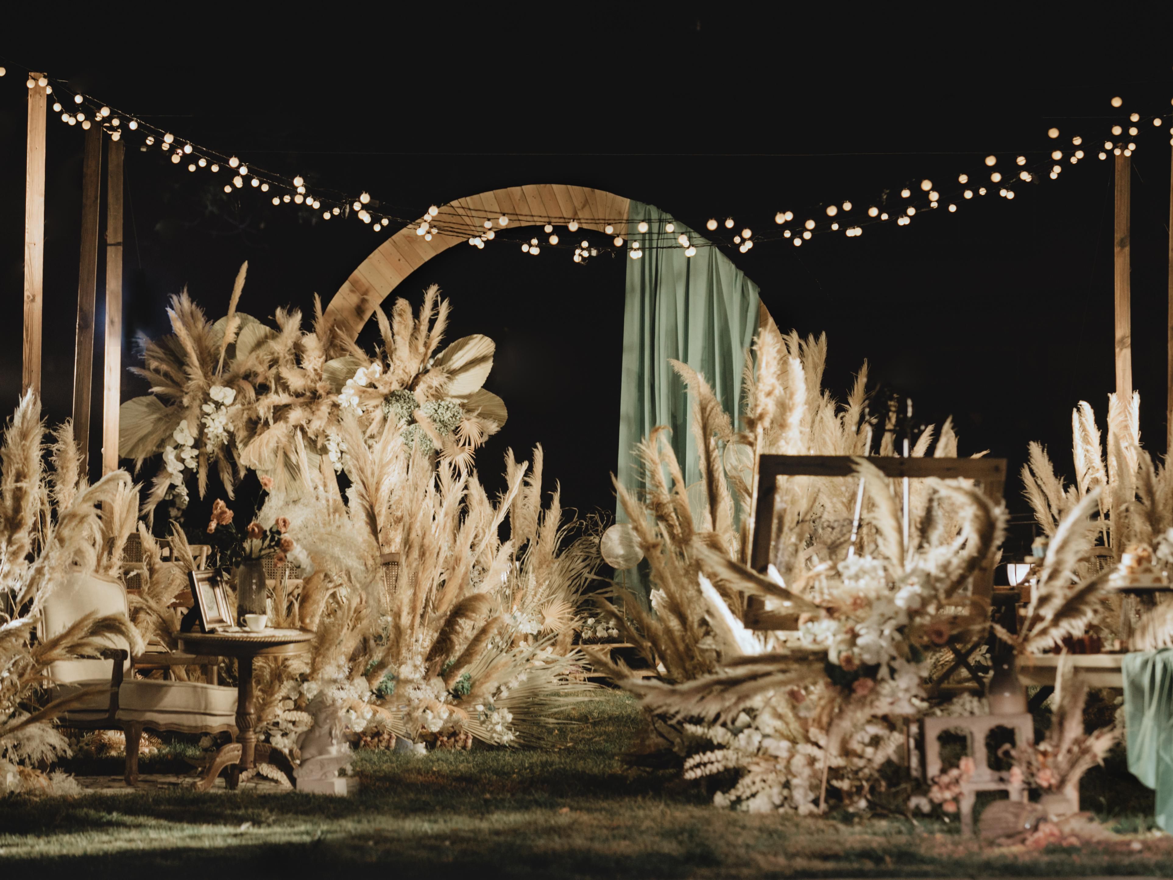 感受时尚潮流的婚礼场景