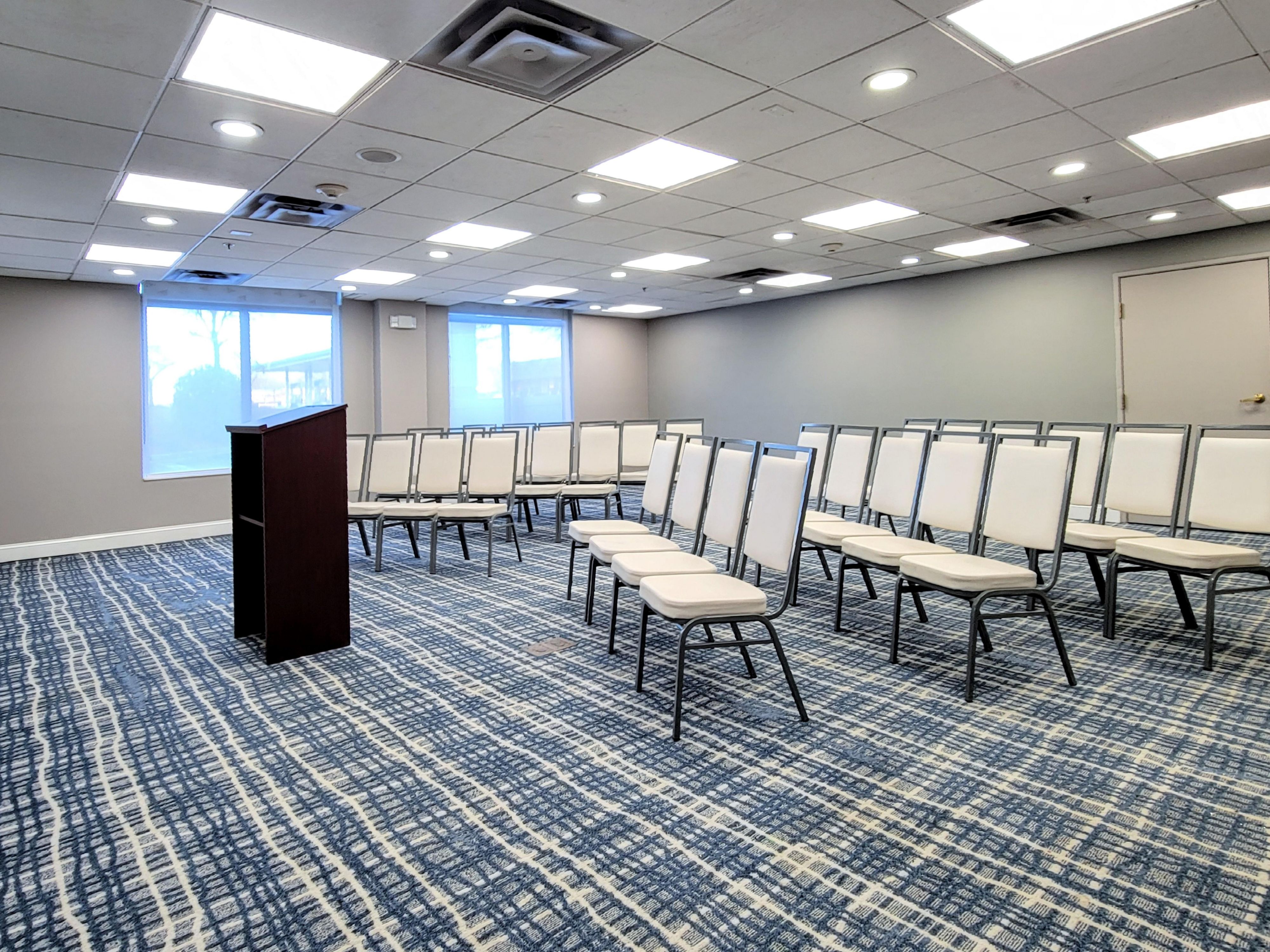 Our team is ready to help you host your next meeting, reunion, training, or event! We offer set up, equipment, catering, and more.