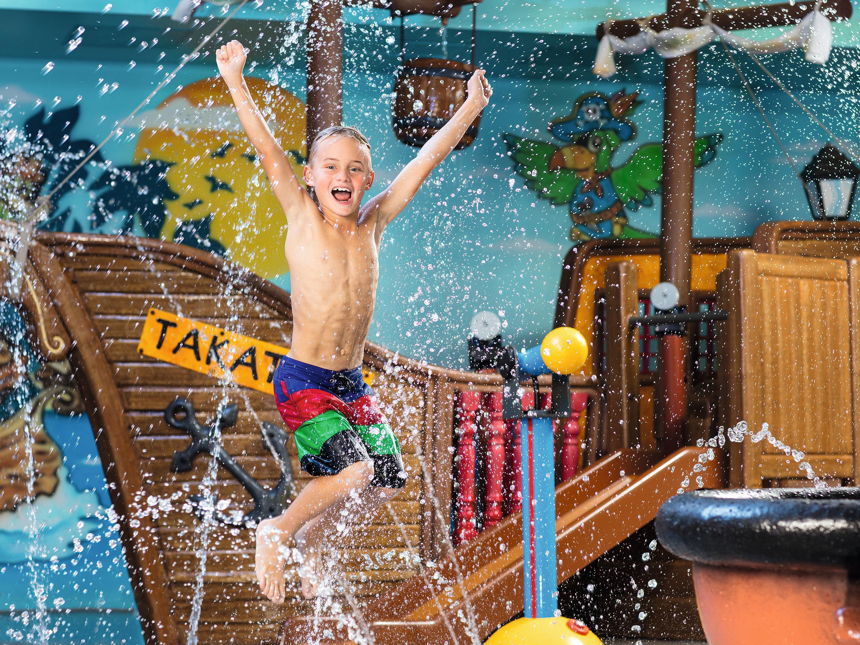 Our gift to you: Me Time! Not just in our cozy rooms or in the Fitness Center, but on a larger scale, including wellness and water action. All you need to do is go to the Bernaqua Water, Wellness and Fitness Park. We will provide you with a discounted three-hour pass during your stay per night, and they will do the rest.