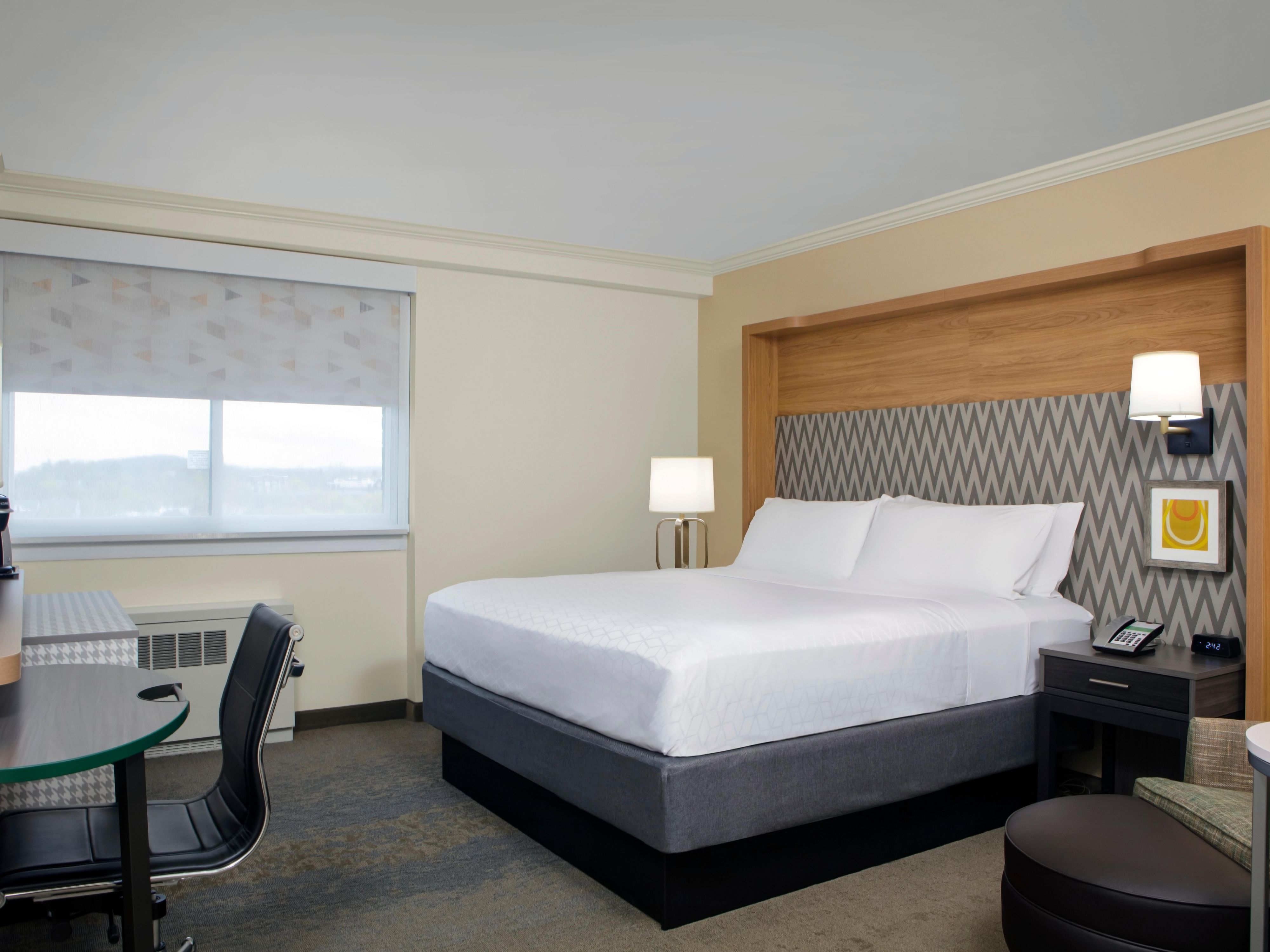 For extra space to stretch out and relax book our king guest room