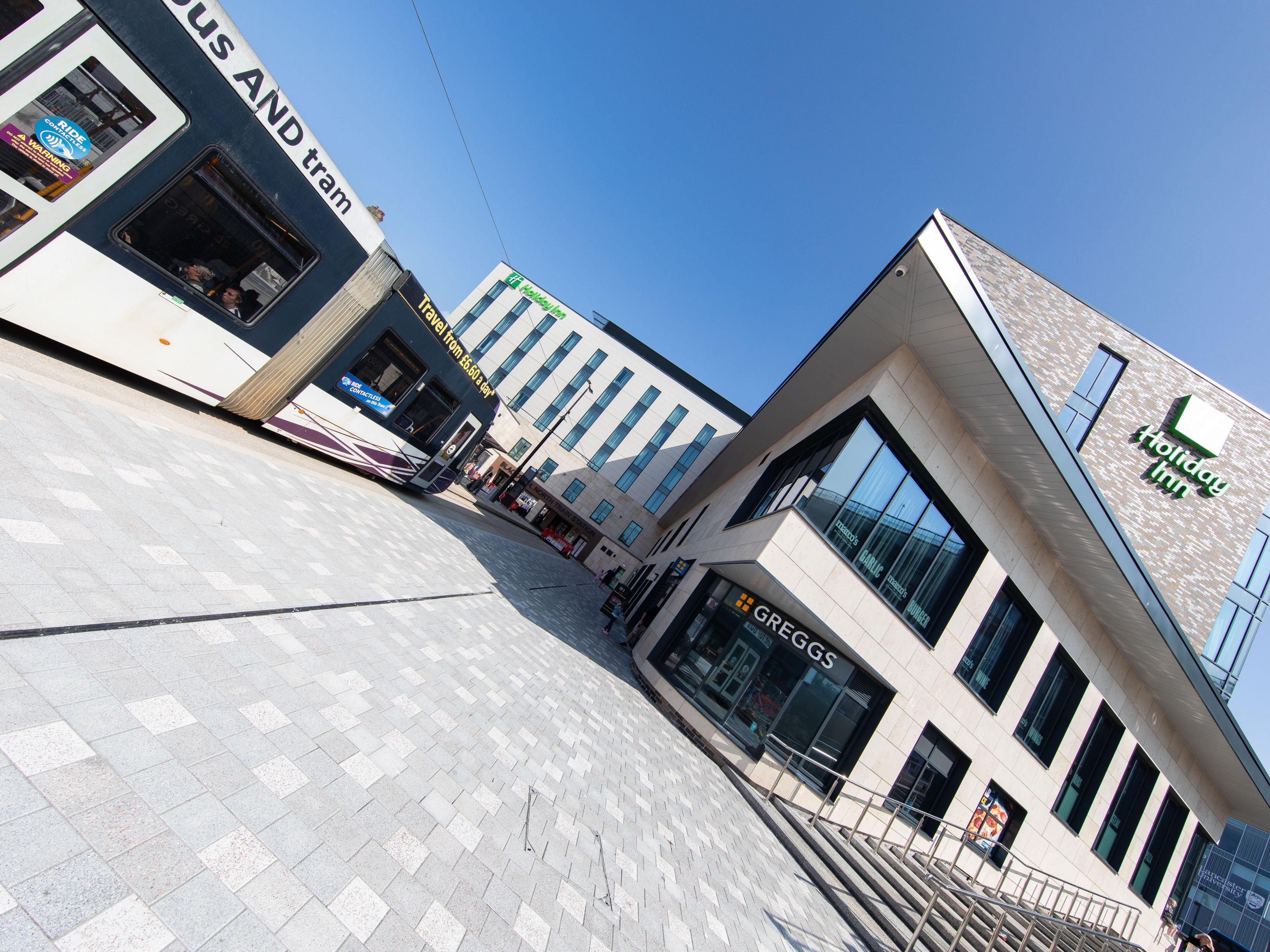 Holiday Inn Blackpool offers direct access to the Blackpool North tram stop from the hotel’s lower ground floor, making sustainable travel effortless. Guests can explore the resort with ease, enjoy scenic rides, and reduce their carbon footprint with this convenient, eco-friendly transport option.