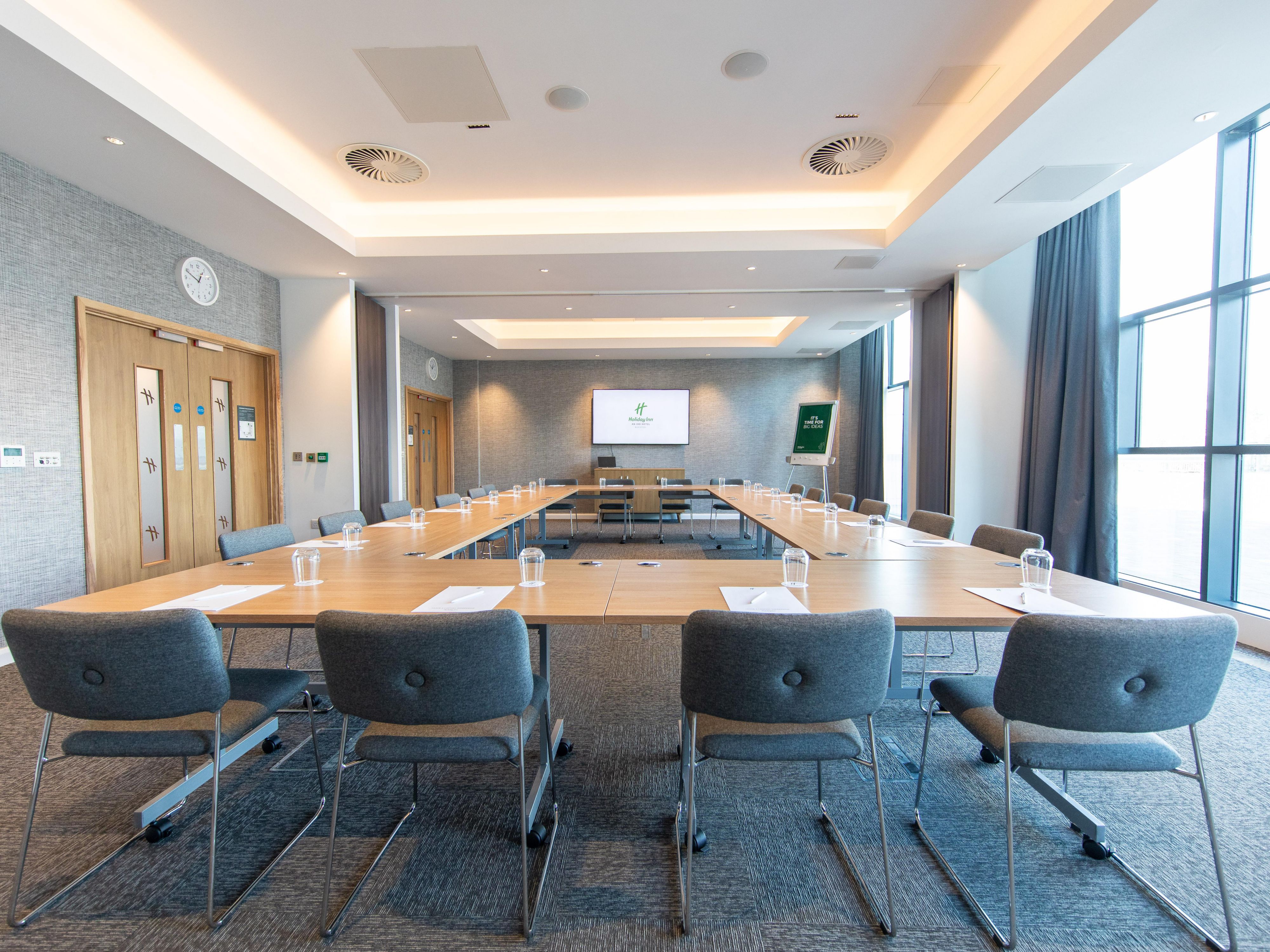 Three meeting rooms on-site, ideal for training, meetings or interviews. Capacity of up to 100 delegates with a wide range of food and beverage options available to keep your delegates well energised!