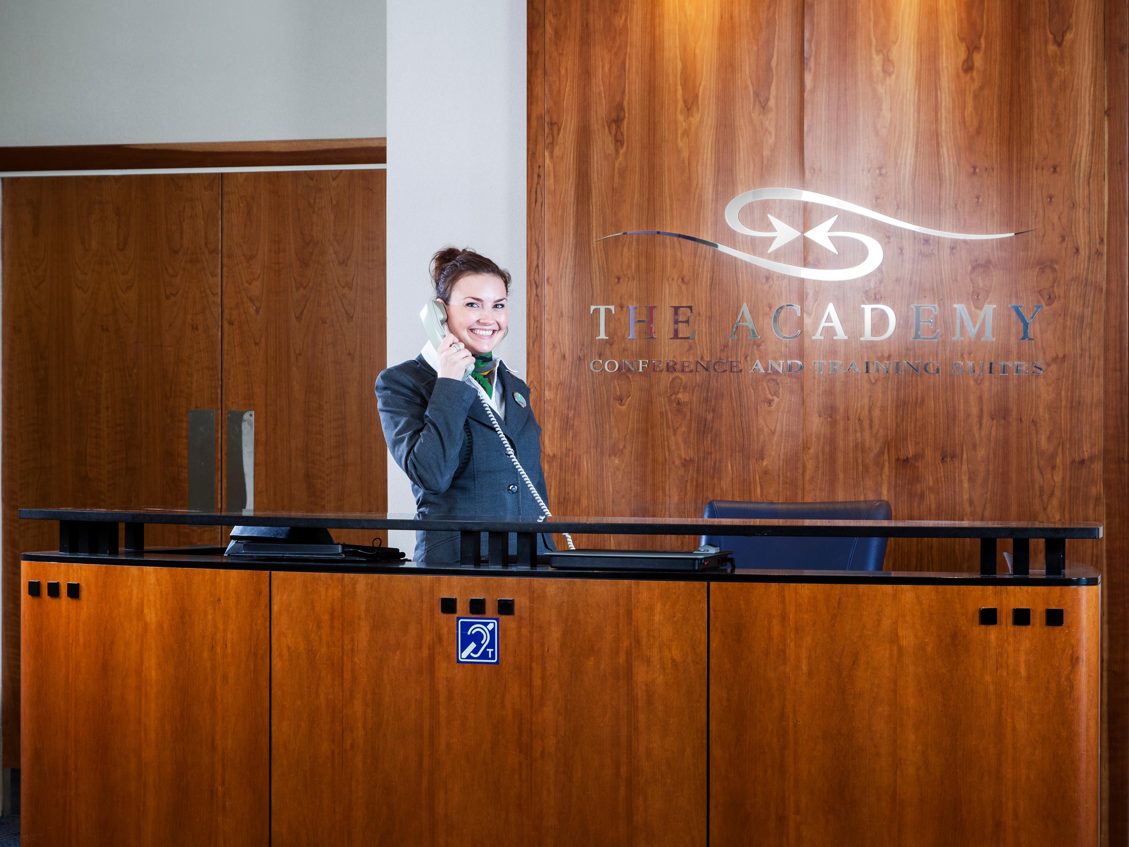 Host meetings or events for up to 150 guests in our fully equipped, versatile meeting rooms in the dedicated Academy Conference Centre.  