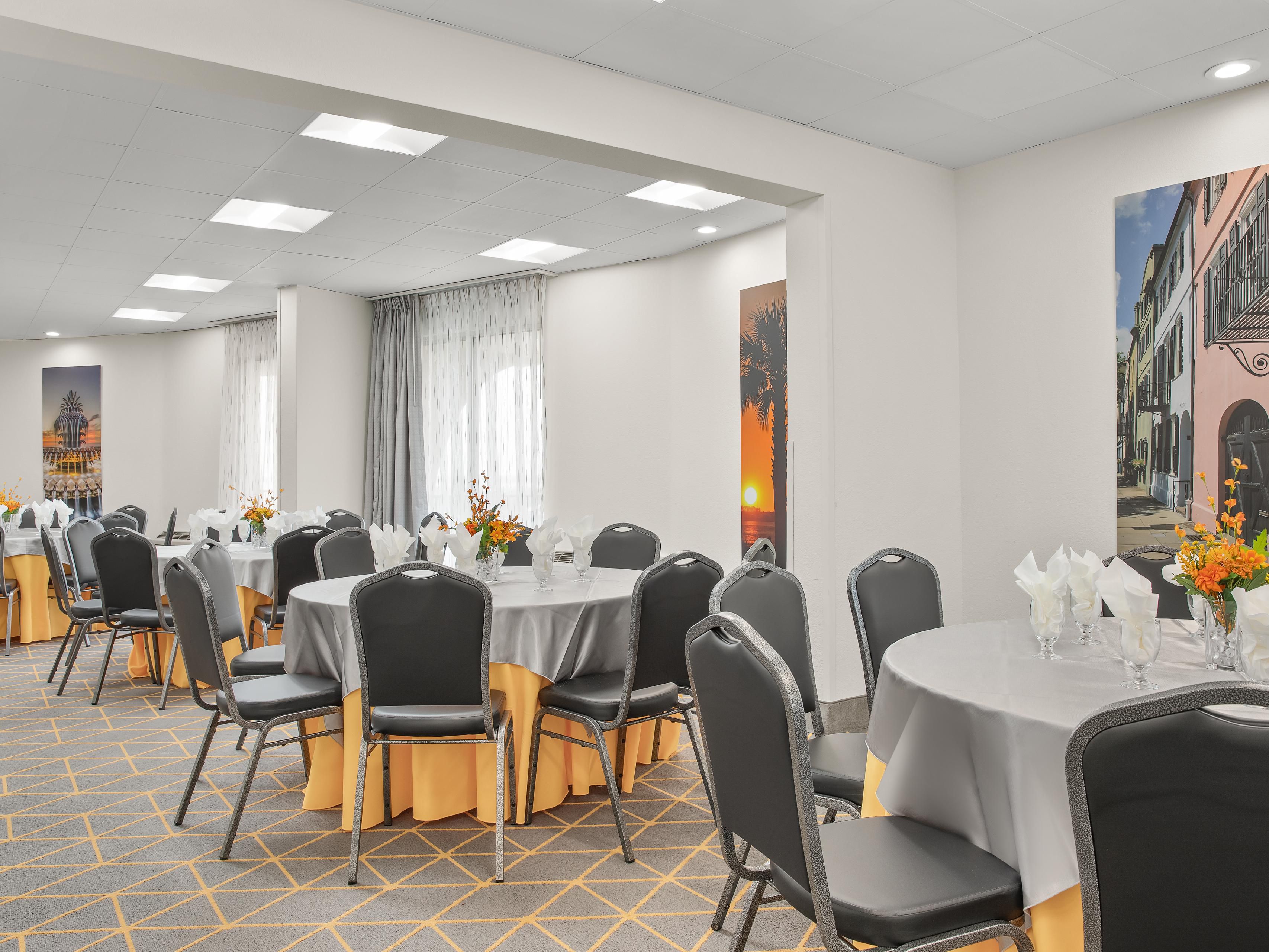 Space available for large and small meetings and events.