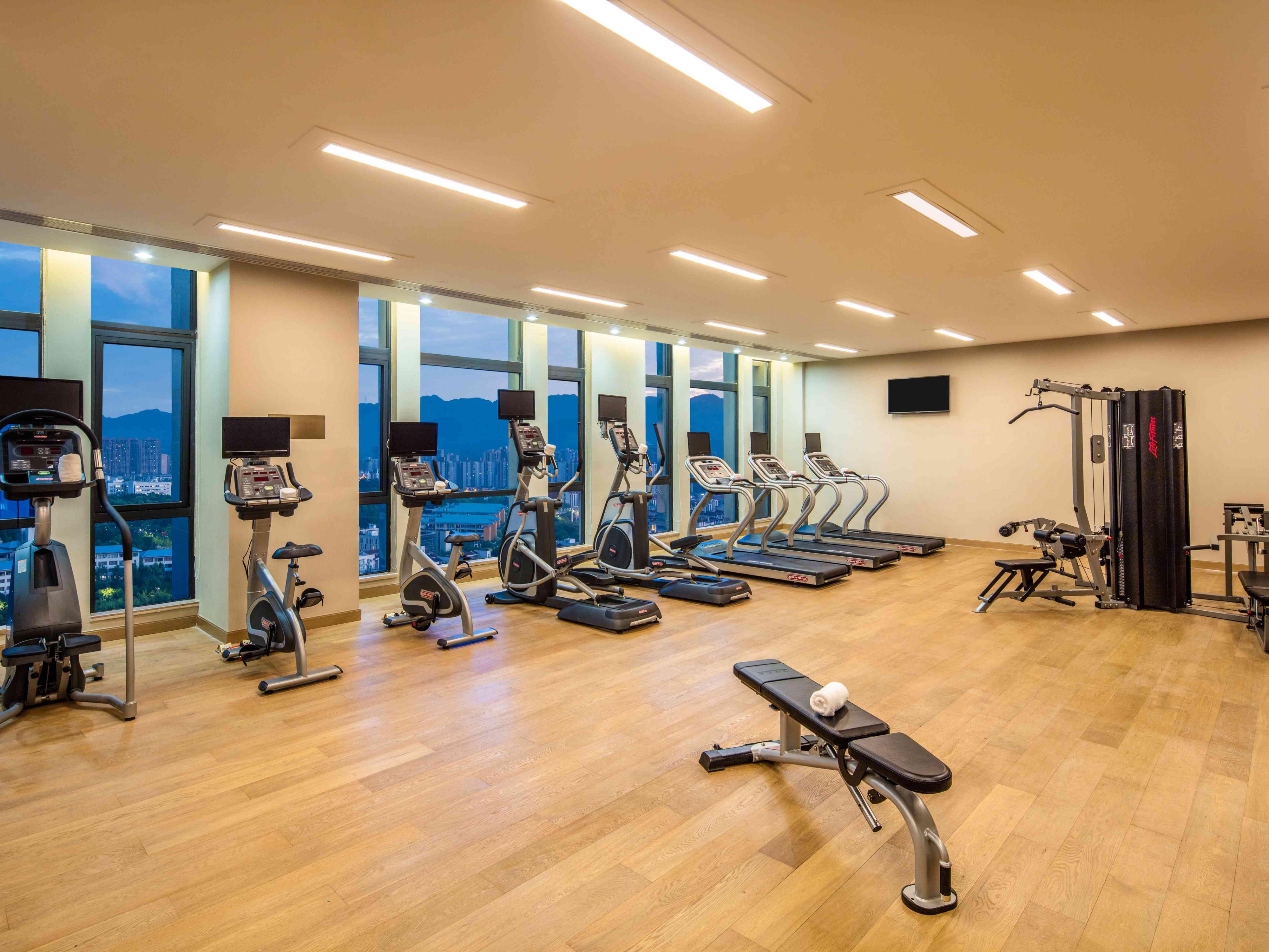 Revive yourself in our GYM with state of-the-art equipment which covers total area of 112 square meters.