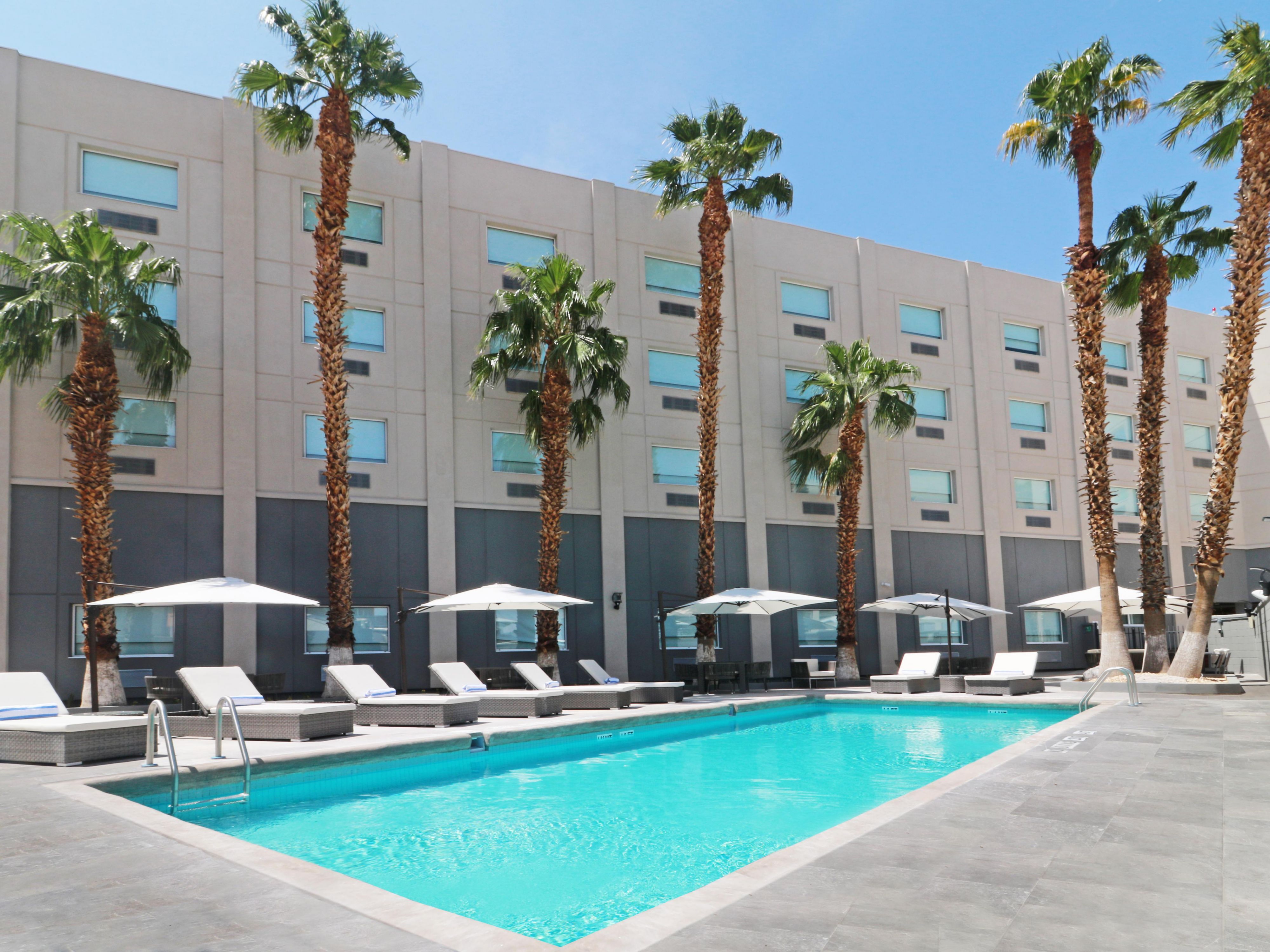 In Juarez City there's no better place to spend the summer time than in our hotel, visit us and enjoy our pool area every day from 9 AM to 10 PM.