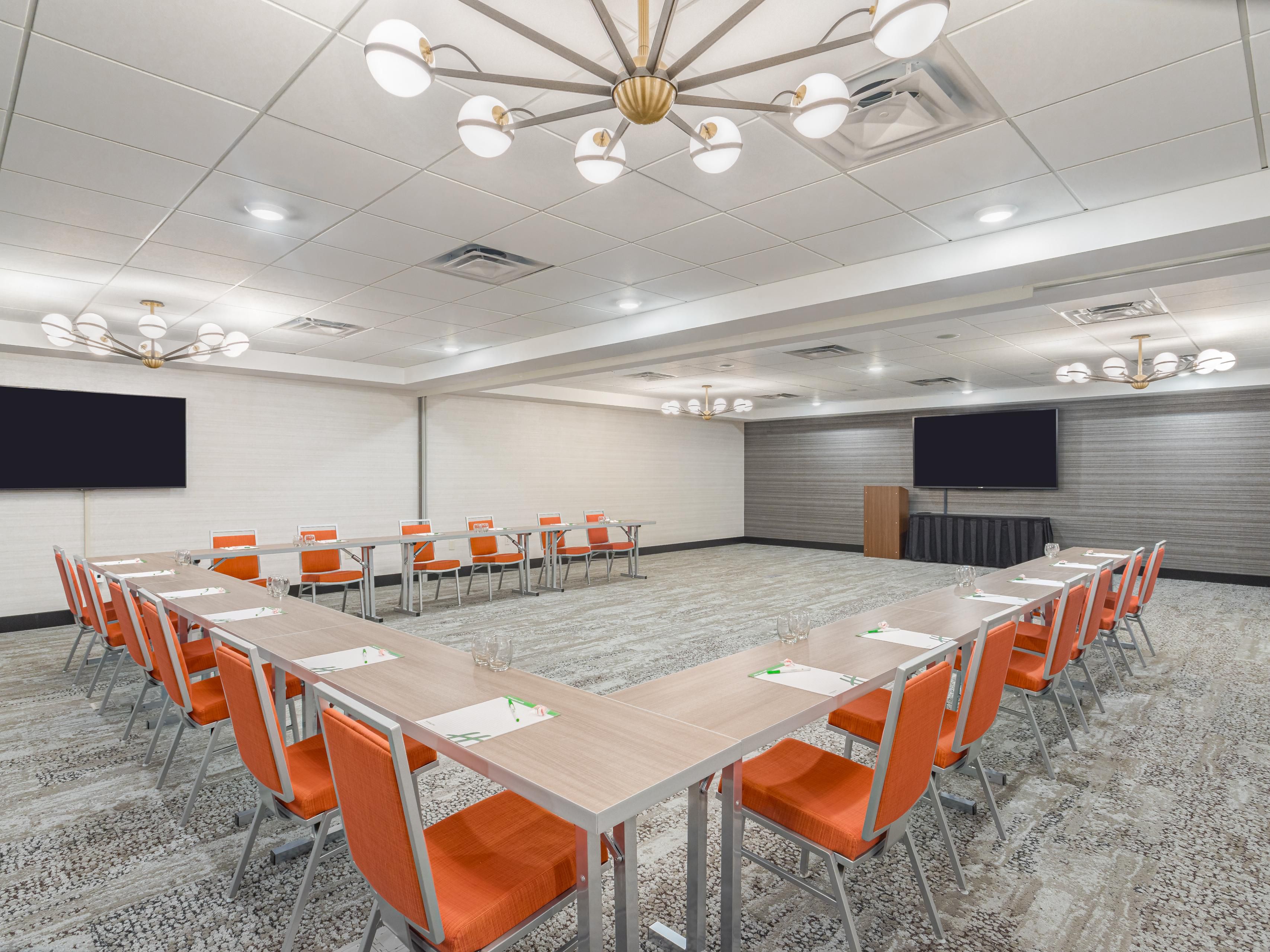 We have just the space you need for your next meeting or dinner!  The Tiptonian Room seats 96 guests and has integrated A/V screens, free WiFi, sleek tables and of course the service to deliver a winning presentation.  Our culinary team will work with you to satisfy your guests for breakfast, lunch or dinner.  Full Bar menu also available.   