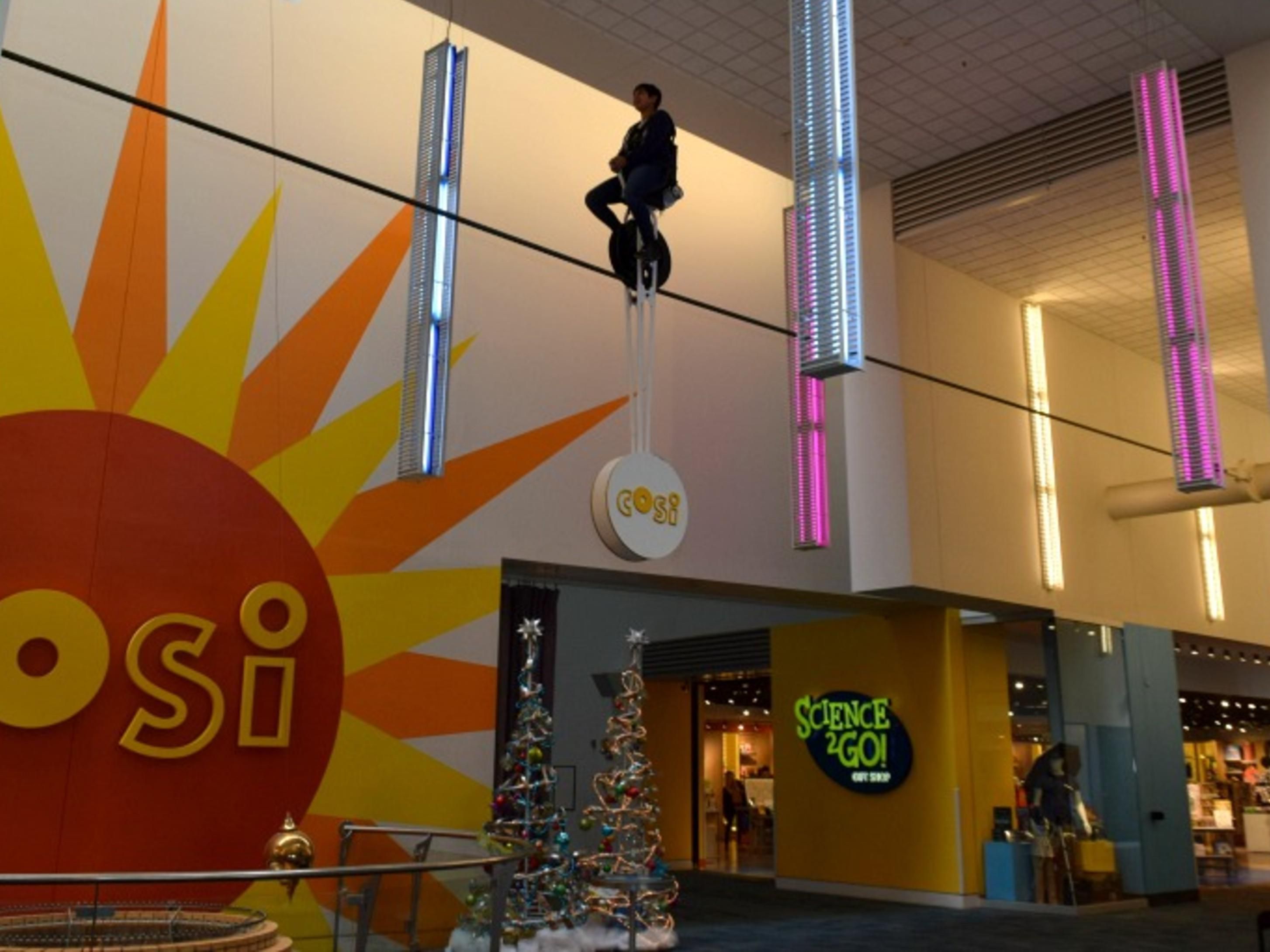 Looking for something to do while staying with us? Look no further. COSI, the city's renowned science museum, is less than a mile walk away.