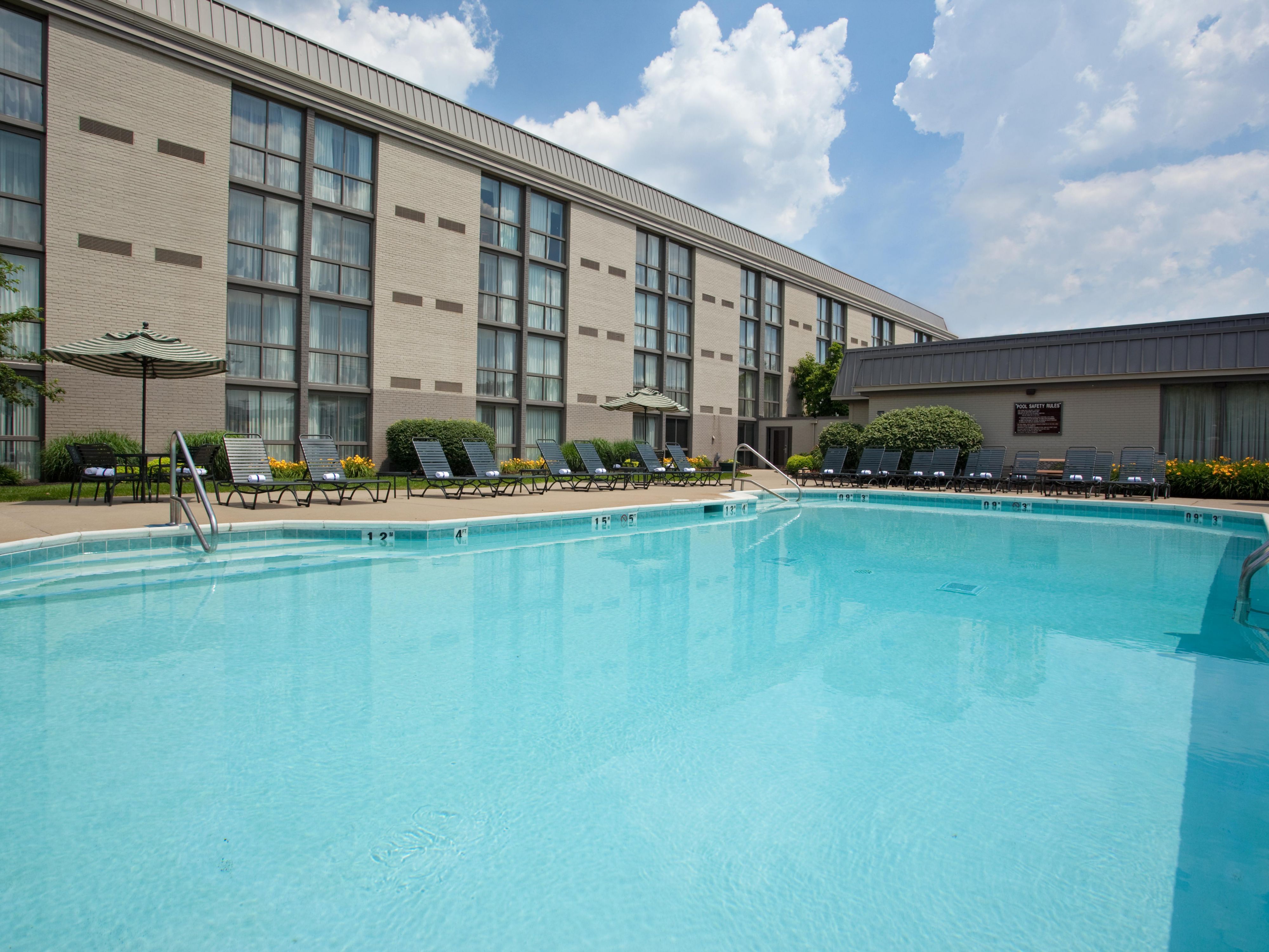 Refreshing outdoor pool at Holiday Inn Cincinnati-Riverfront