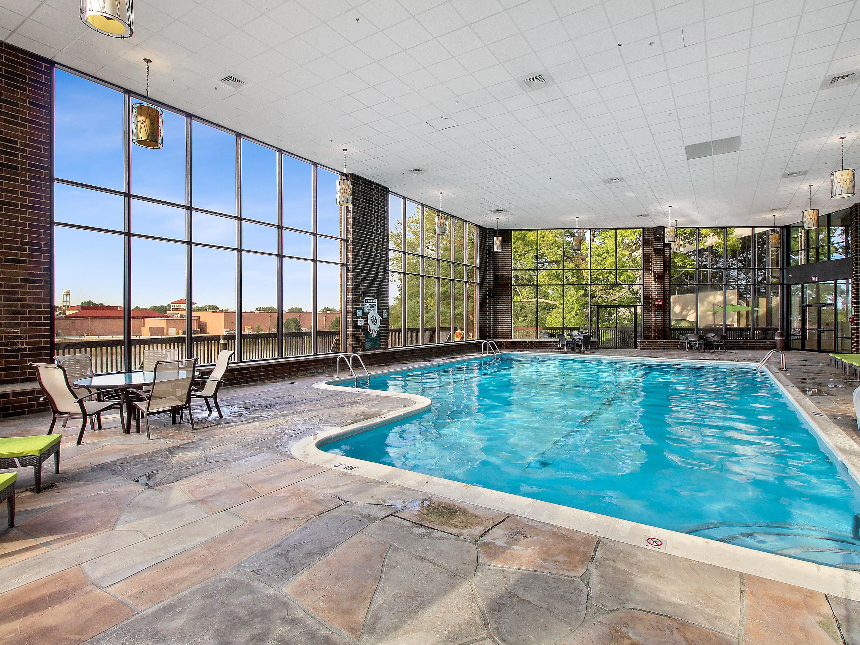 Relax or have fun with a dip in our indoor pool.
