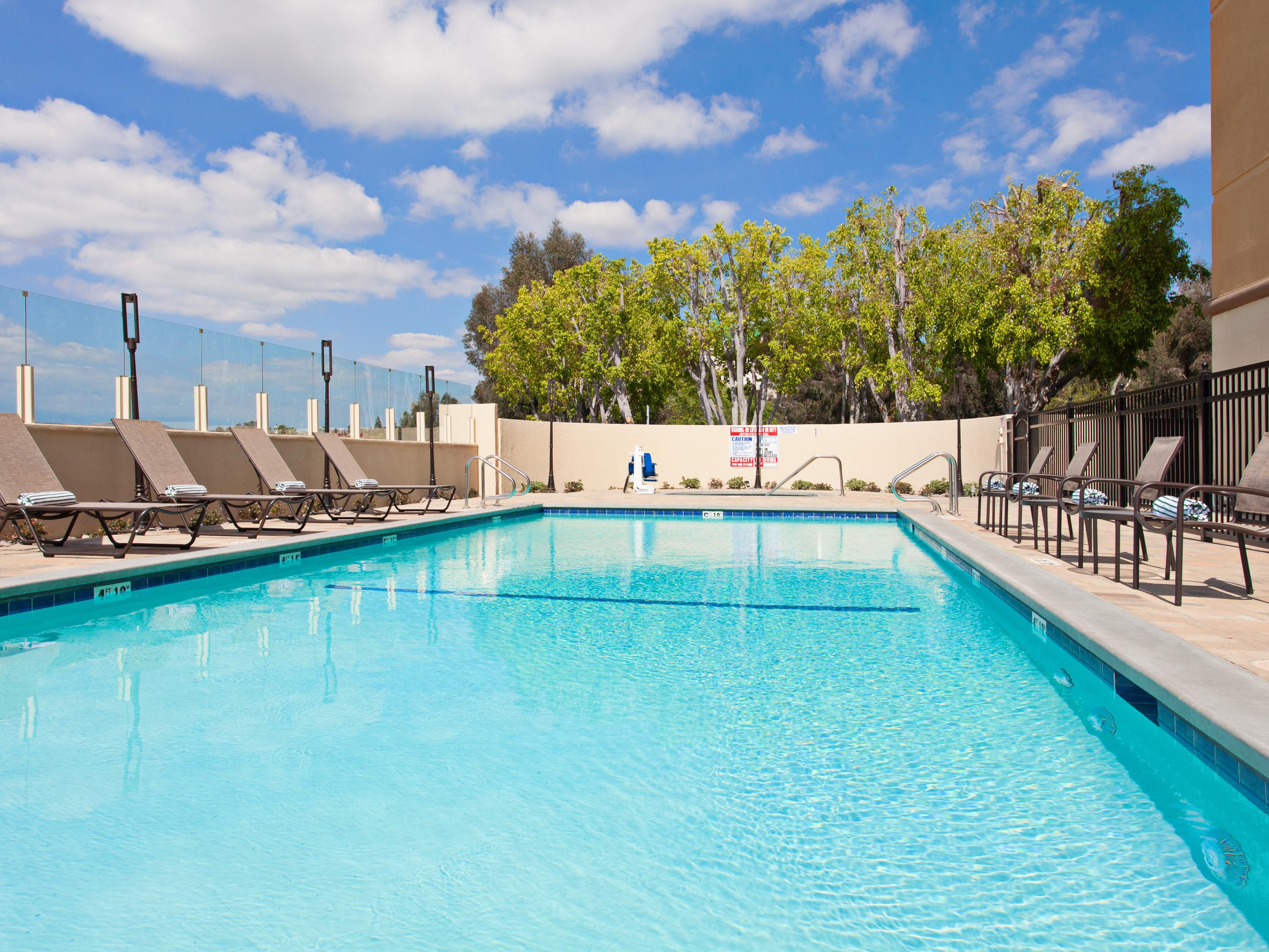 Our swimming pool is a perfect retreat for health and wellness.