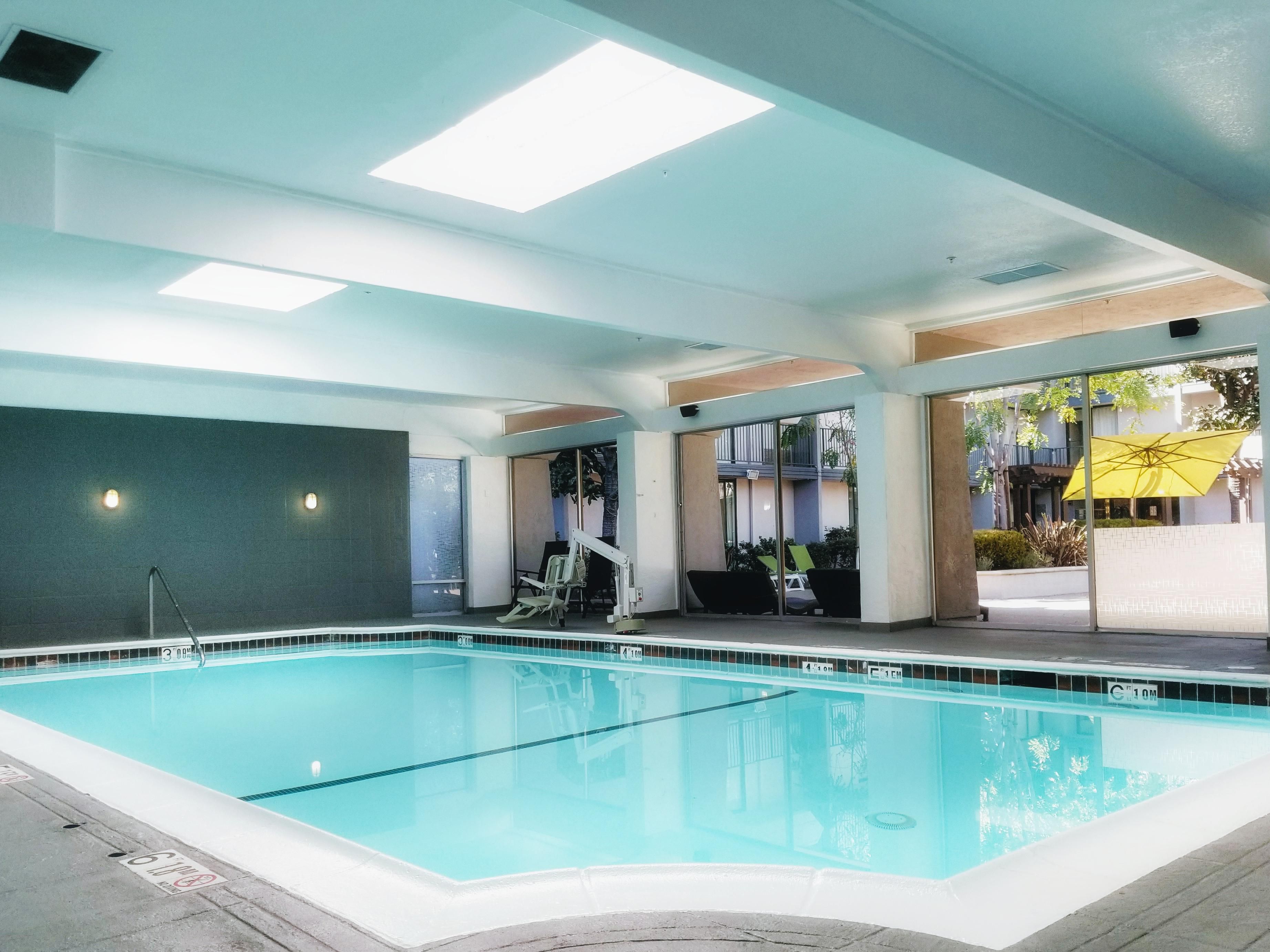 Escape the hustle and bustle and enjoy a refreshing swim year-round at our luxurious heated indoor pool! Perfect for relaxation, exercise, or family fun, our pool area is designed to provide a serene and enjoyable experience for all our guests.