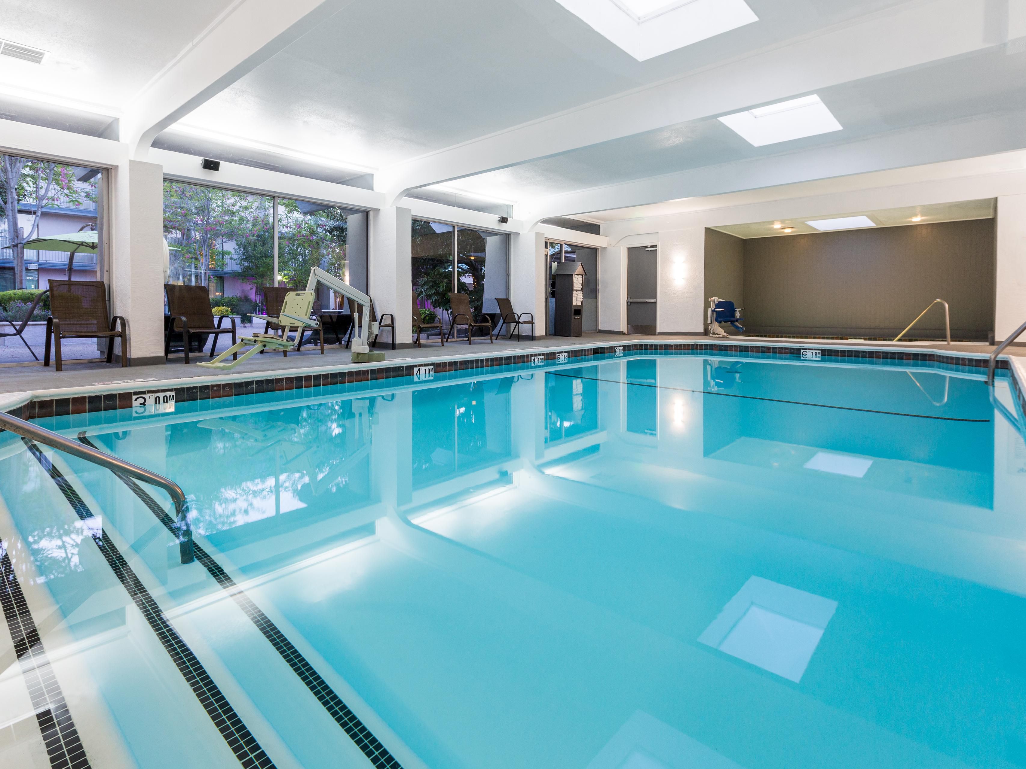 Our swimming pool is a perfect retreat for health and wellness.