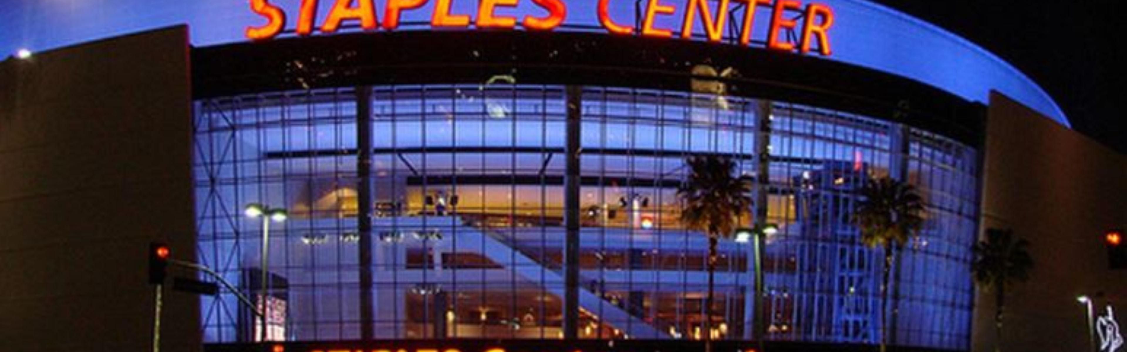 Staples Center, only 16 miles away