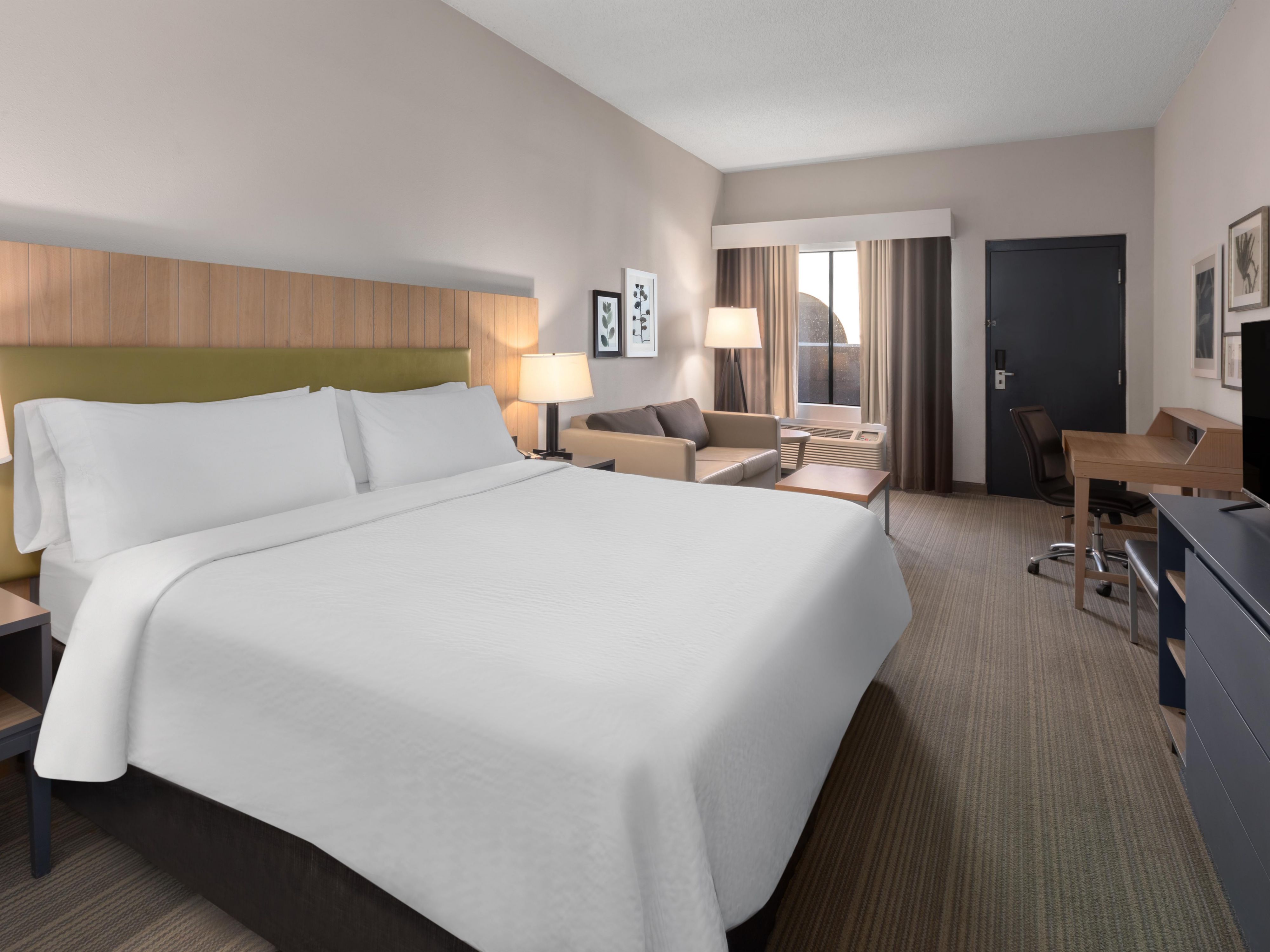 Our Standard King Guest Room with a Sofa Bed