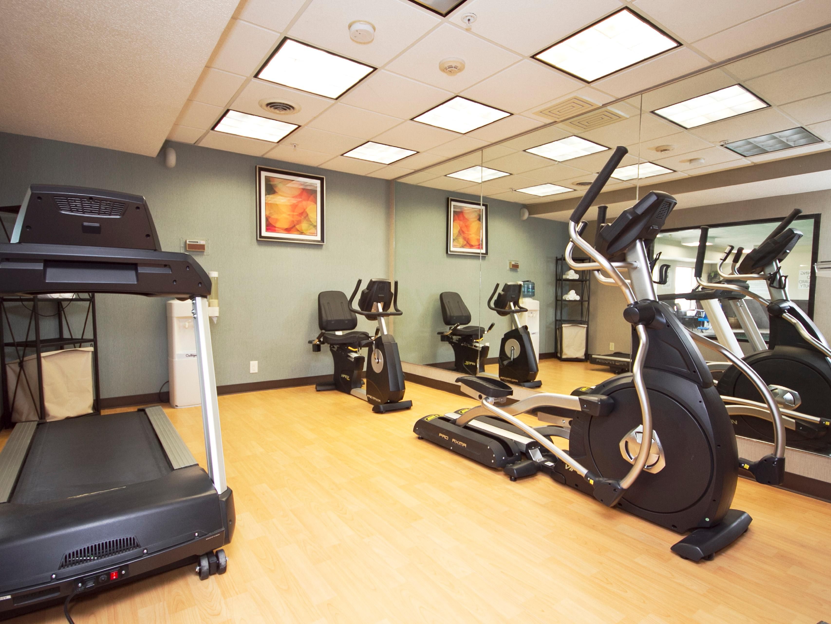 Keep up your workout routine while staying with us!