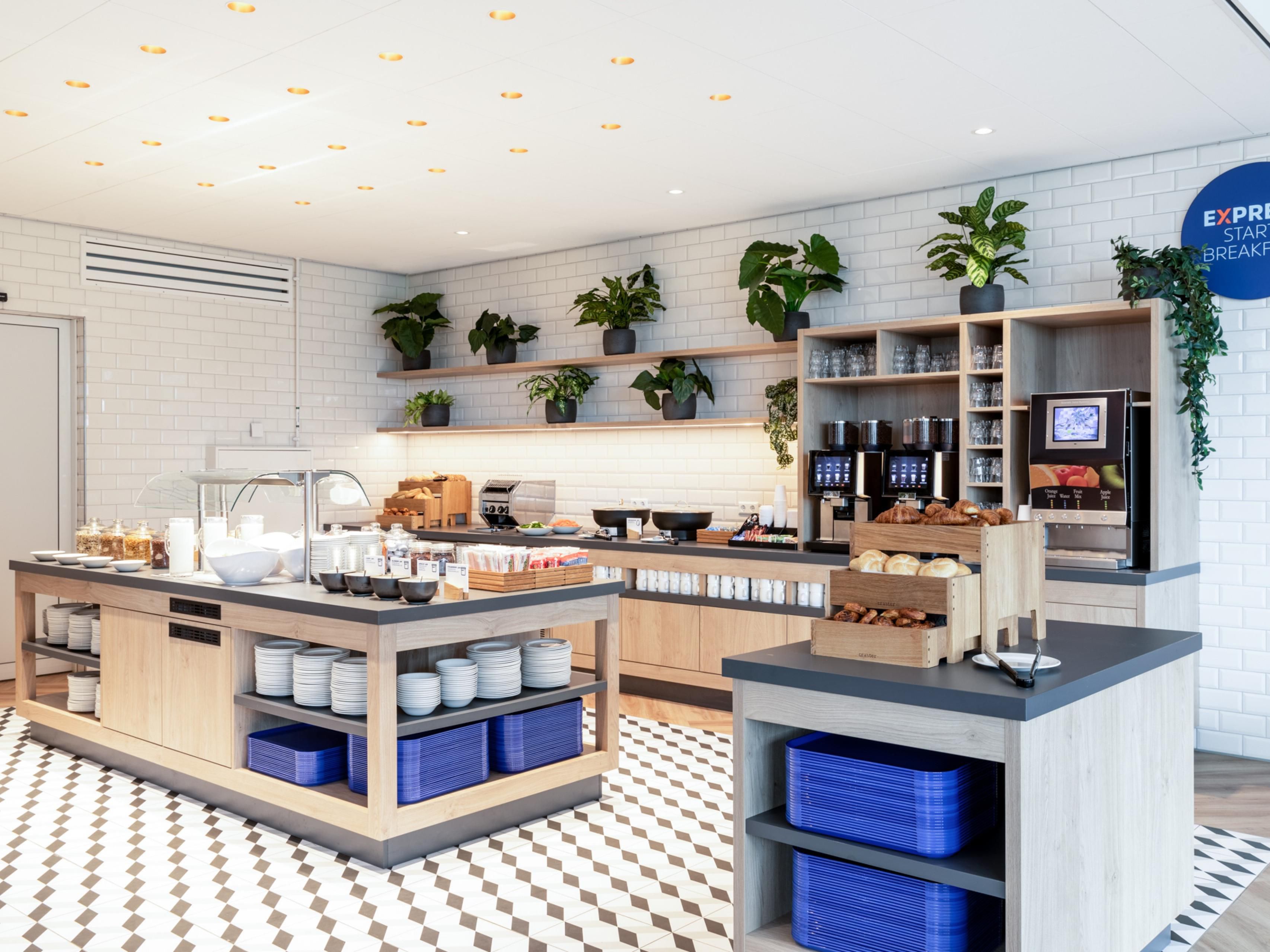 Our daily breakfast buffet is ready for you! We serve free breakfast for all our guests.