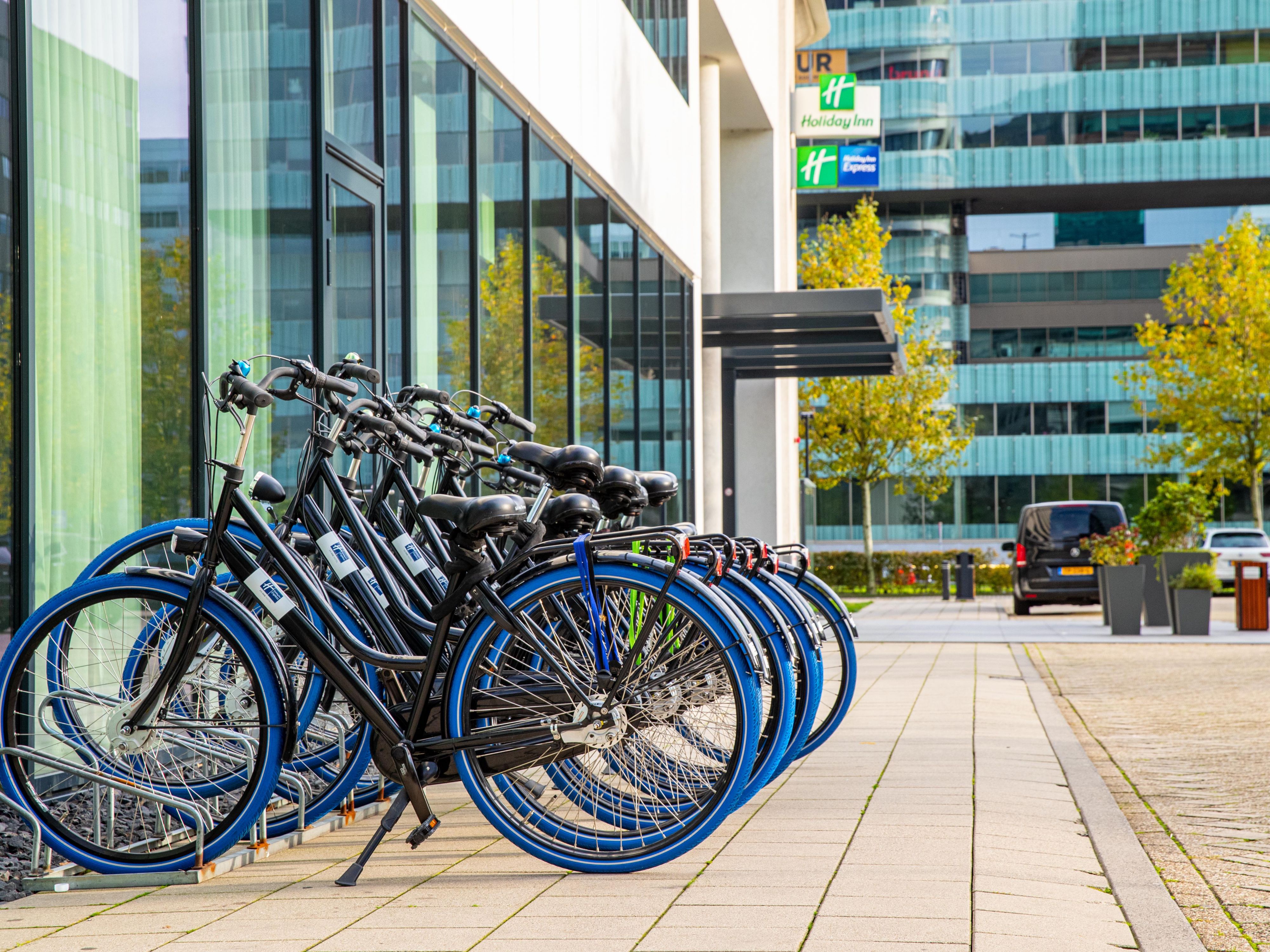 Explore Amsterdam like a local with our available hotel bikes, perfect for discovering the city in an active and eco-friendly way. Our bikes are available at our reception.