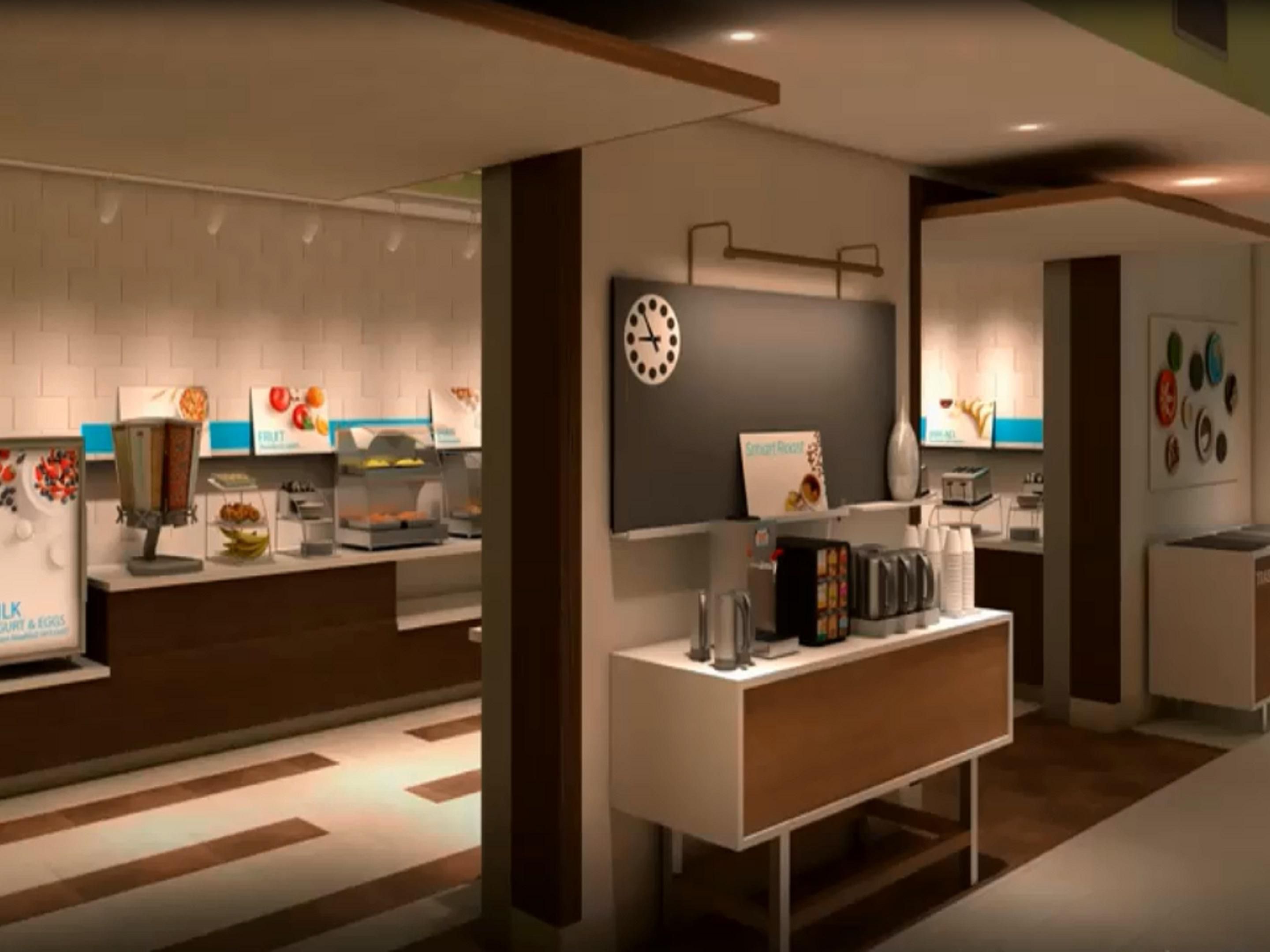 The real breakfast of champions? Complimentary & waiting for you every morning. We’ve got a whole buffet full of offerings ready to help kick start your day. Our Corporate & Leisure travelers alike love to start their day with our Express Start Breakfast!  How could you go wrong, it's free & you didn't have to make it! Two words...cinnamon rolls!