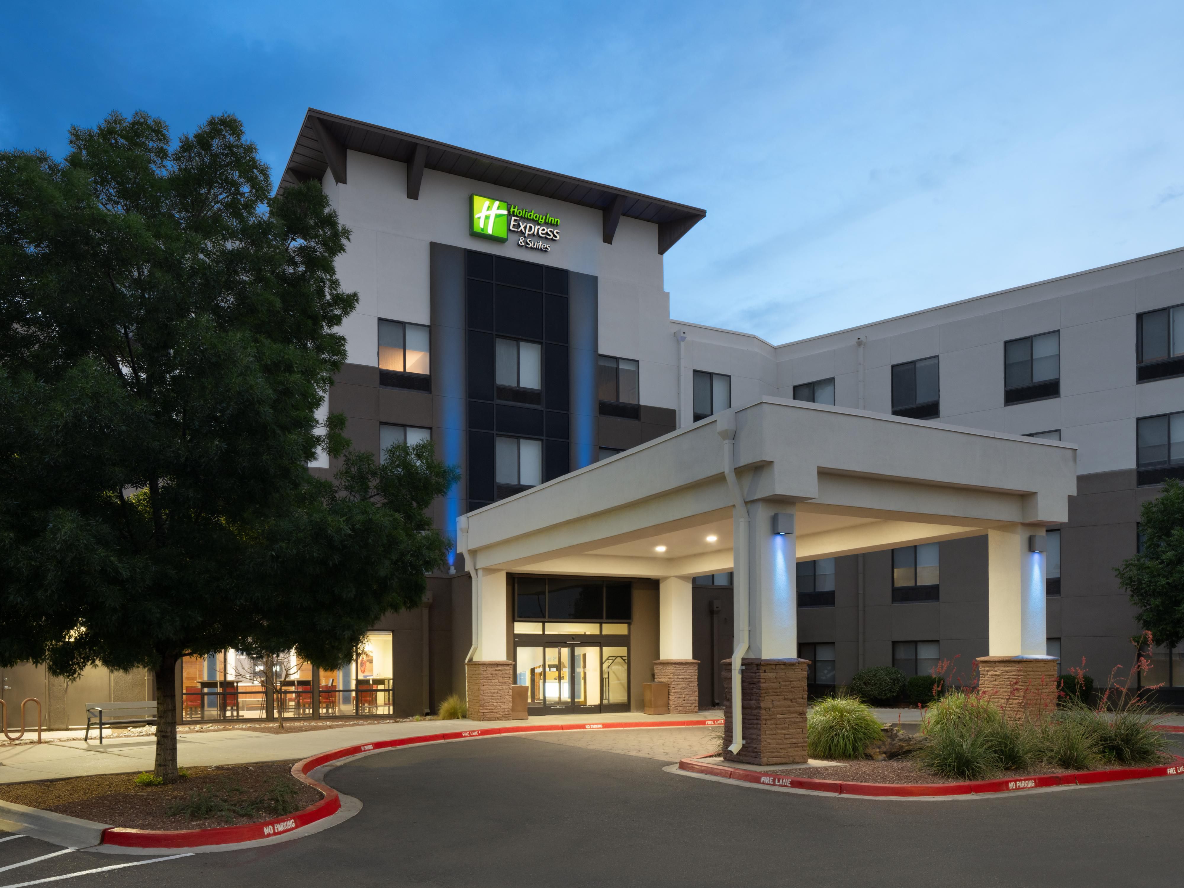 Welcome to the Holiday Inn Express in Historic Old Town ABQ.
