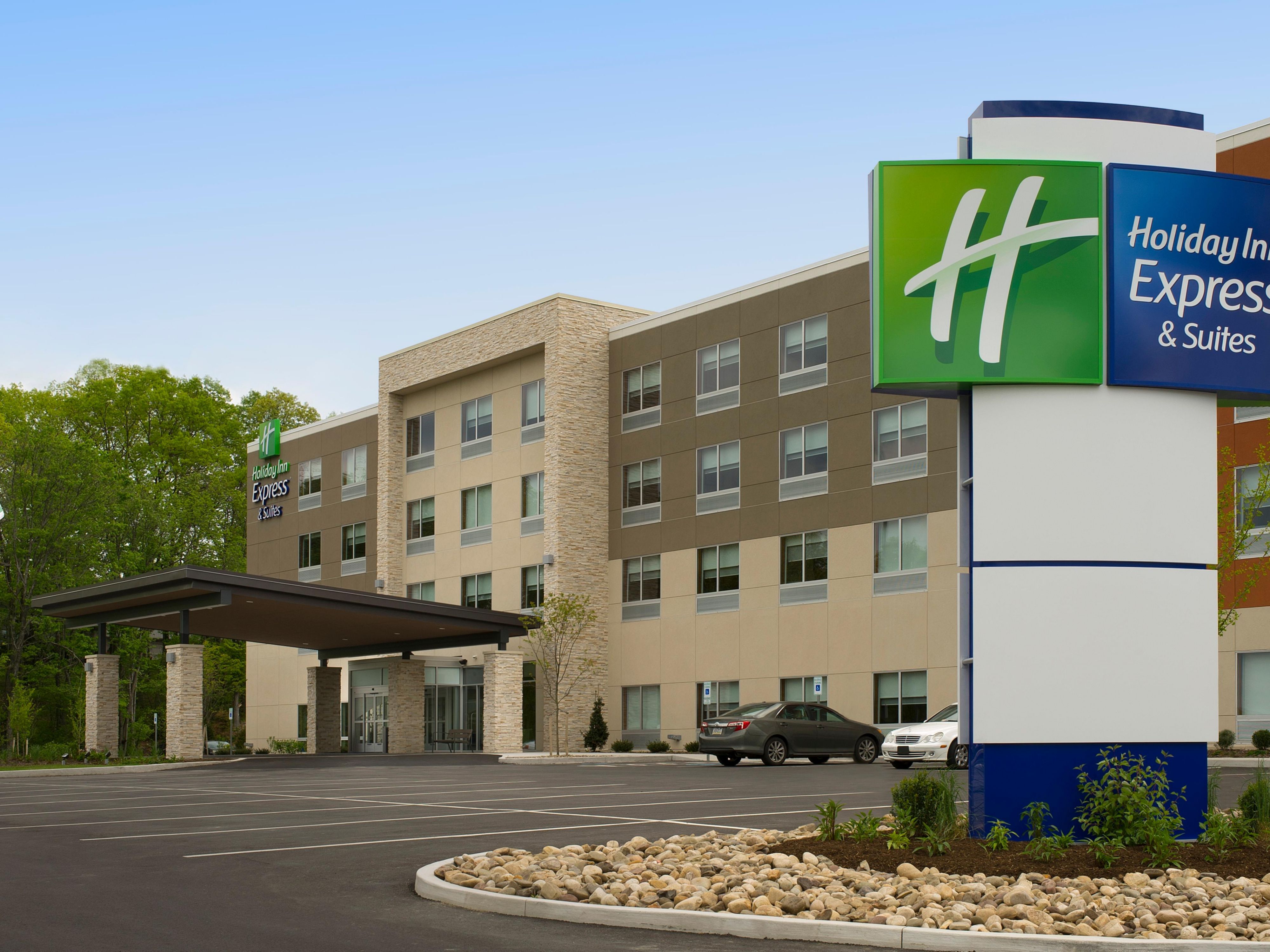 Holiday Inn Express & Suites Altoona located at 115 Convention Center Drive Duncansville, PA. off exit 31 Interstate 99. We are conveniently located across  the street from the Blair County Convention Center. We are a short drive from Blair County Ball Park, which is home to the Pittsburgh Pirates affiliate baseball team the Altoona Curve. 