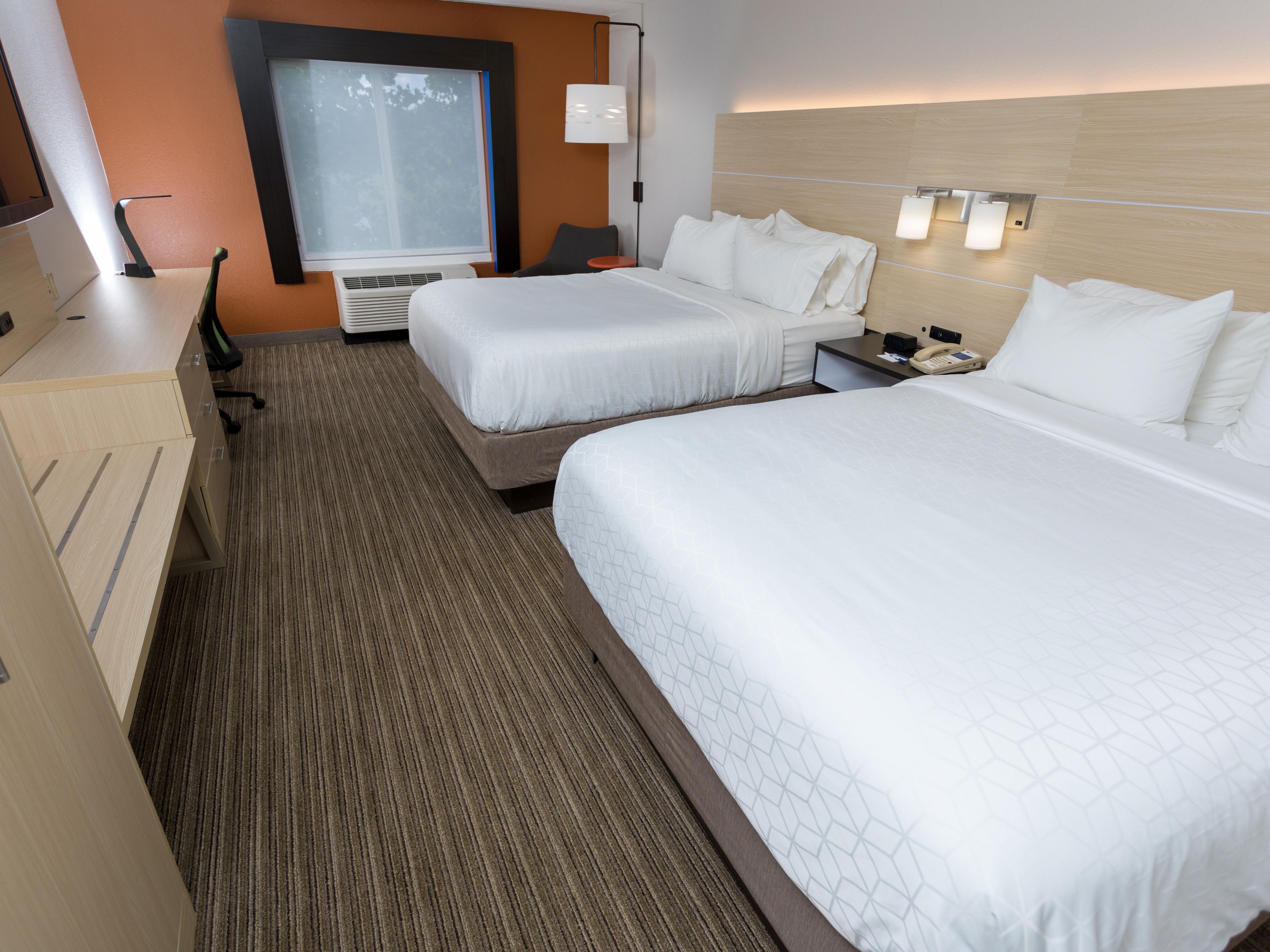 Two plush beds for a wonderful nights sleep