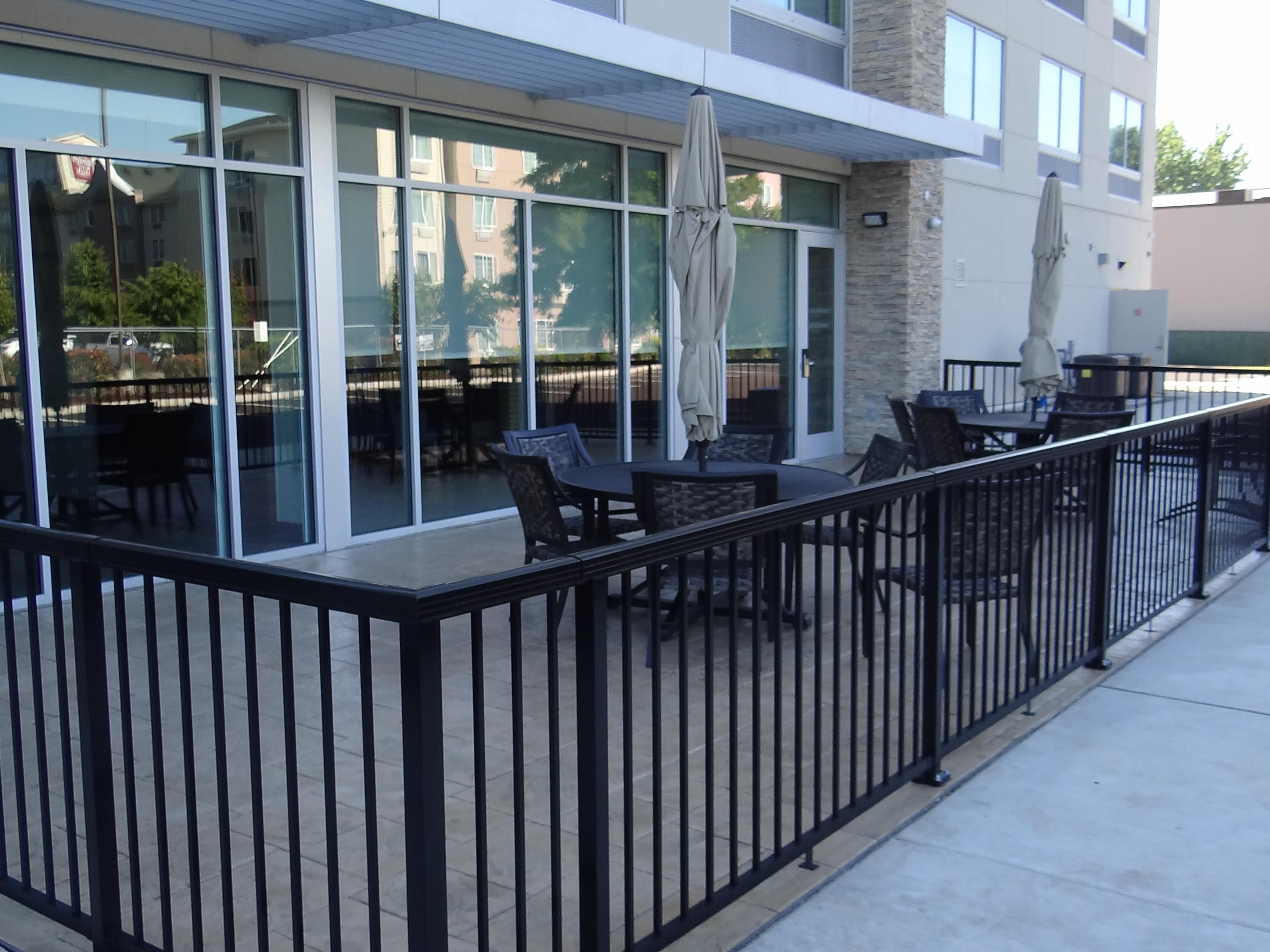 Relax on the terrace for breakfast, during meeting breaks...or anytime you need to be in the fresh air!  Our inviting terrace is a welcome retreat!