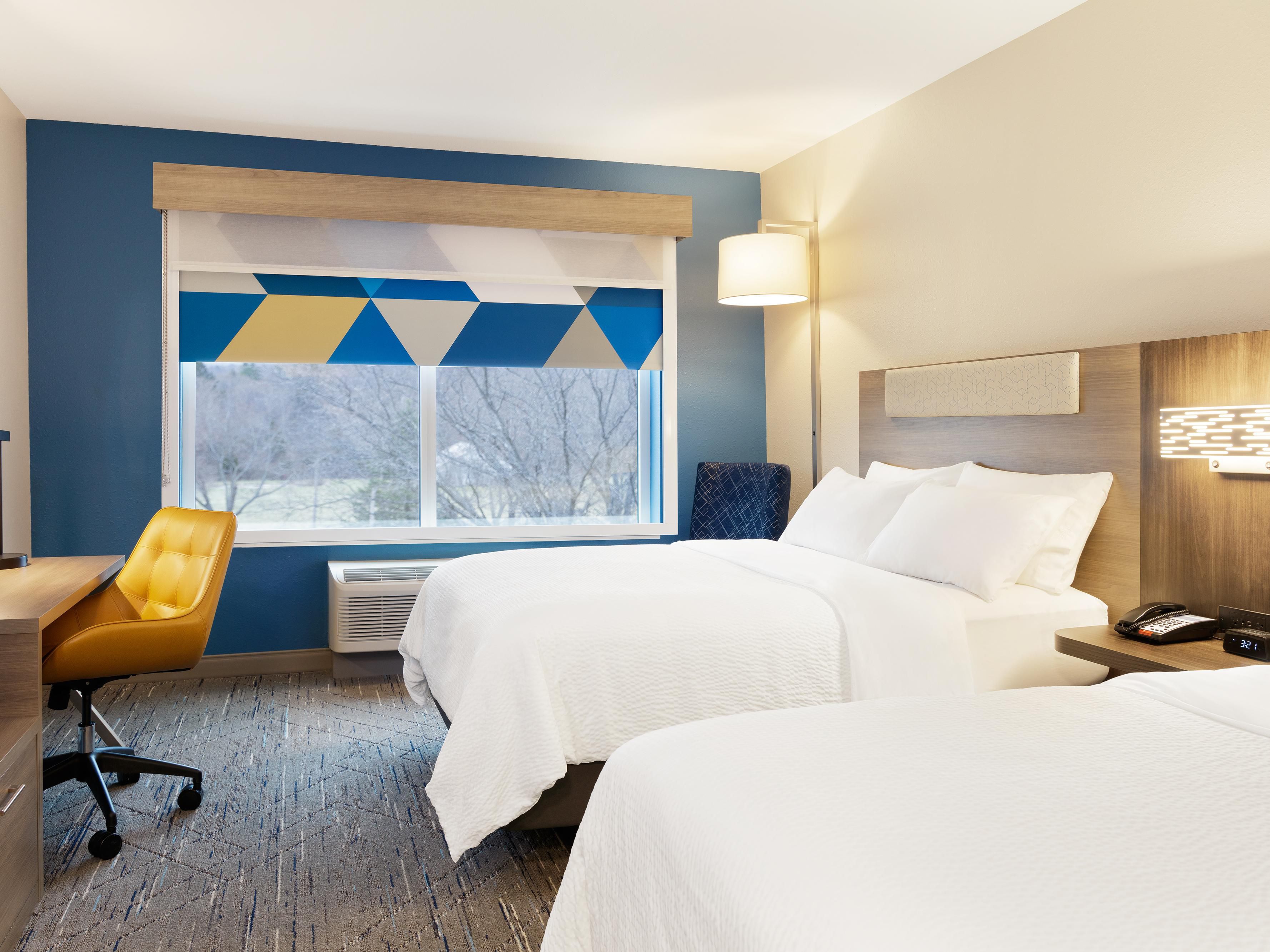 End your day in total comfort with our inviting beds.
