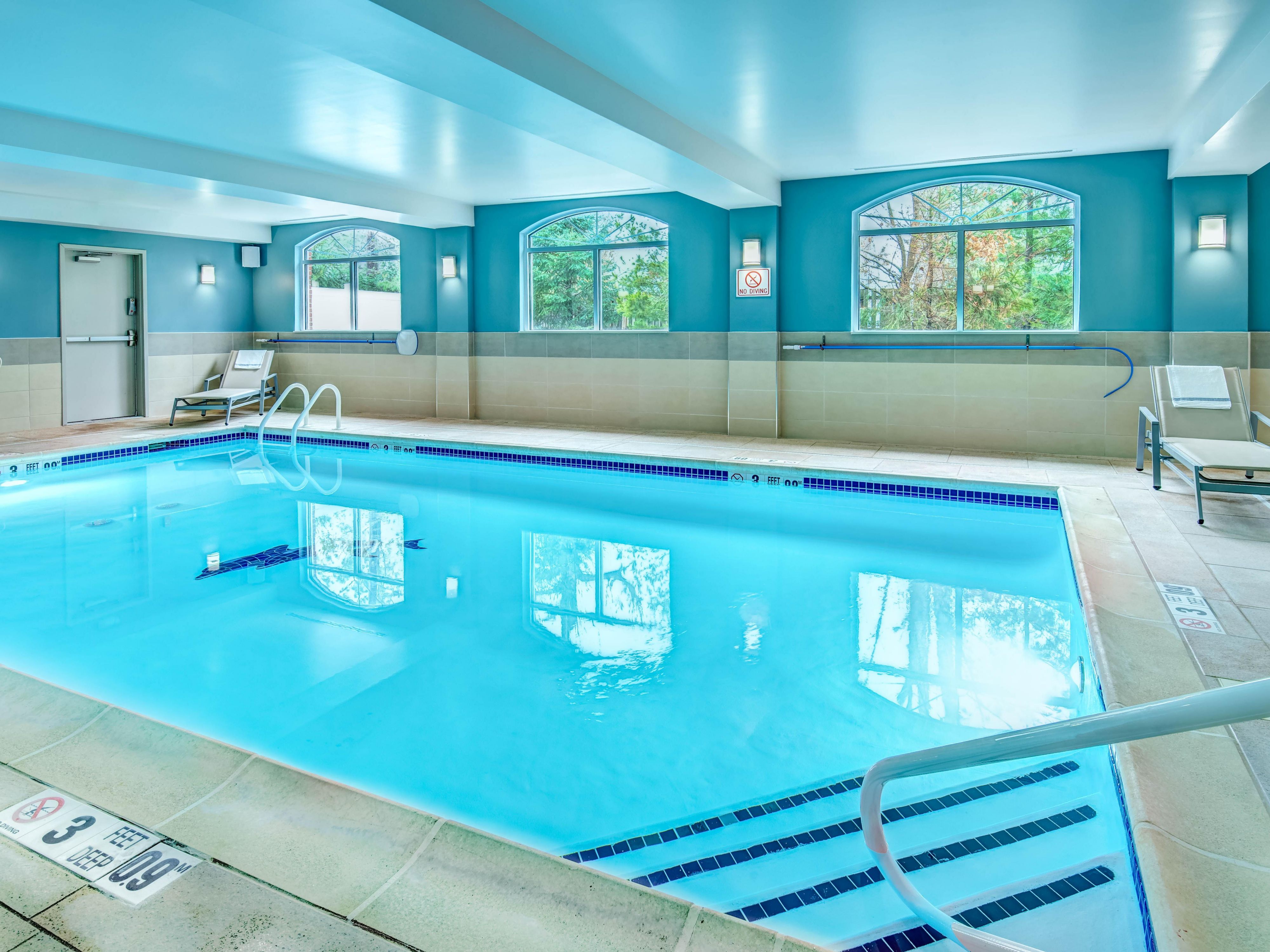 Cold and Rainy Day? Don't Fret! Visit our Heated Indoor Pool