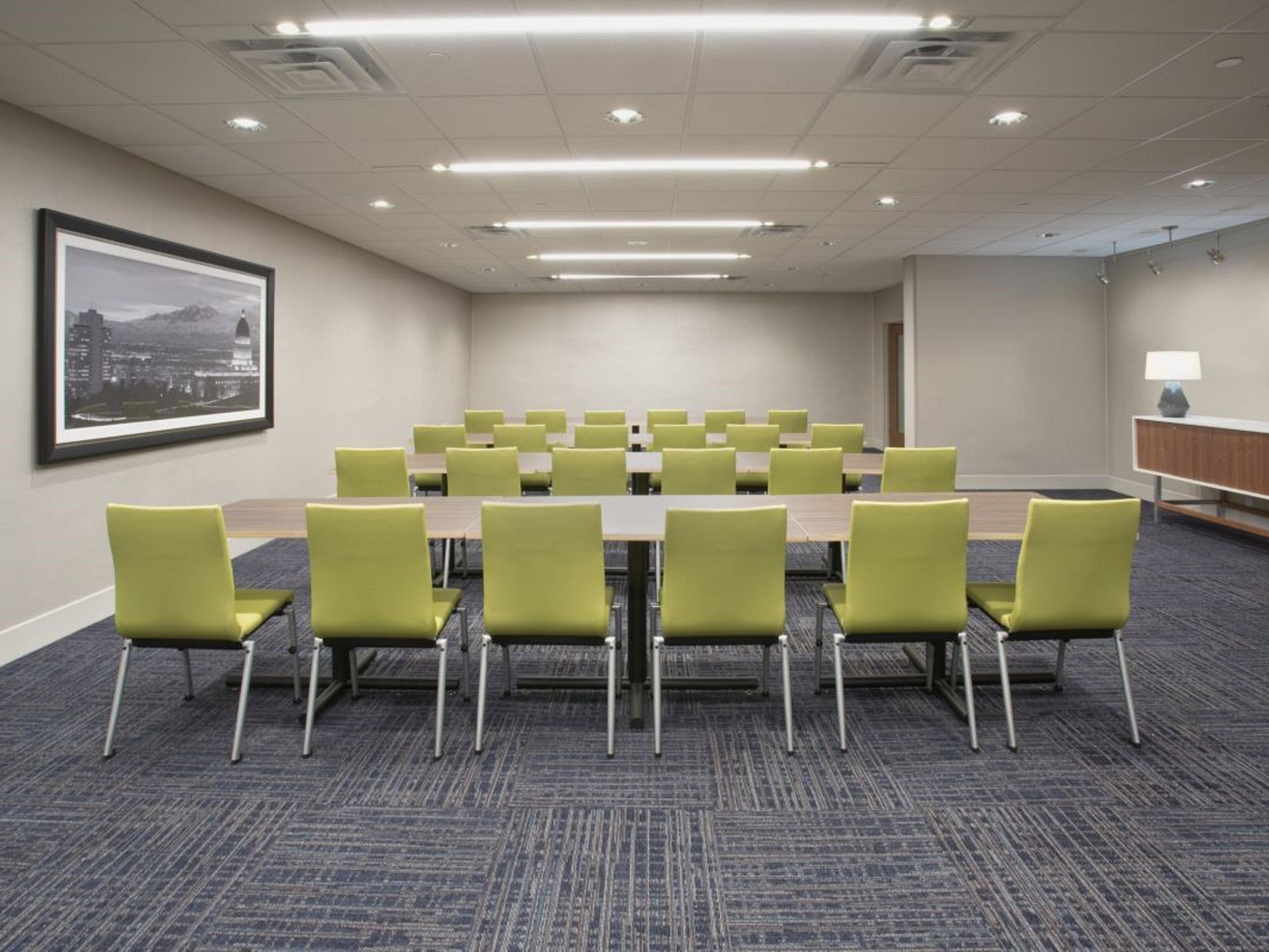 Our small meeting room space is perfect for your next board meeting, small group classroom training, or sports meeting prep. We offer a variety of different setups for our space like boardroom, theater or classroom style. Add coffee and water to your event. Contact one of our sales staff today at 1-920-392-7900 to reserve this space.