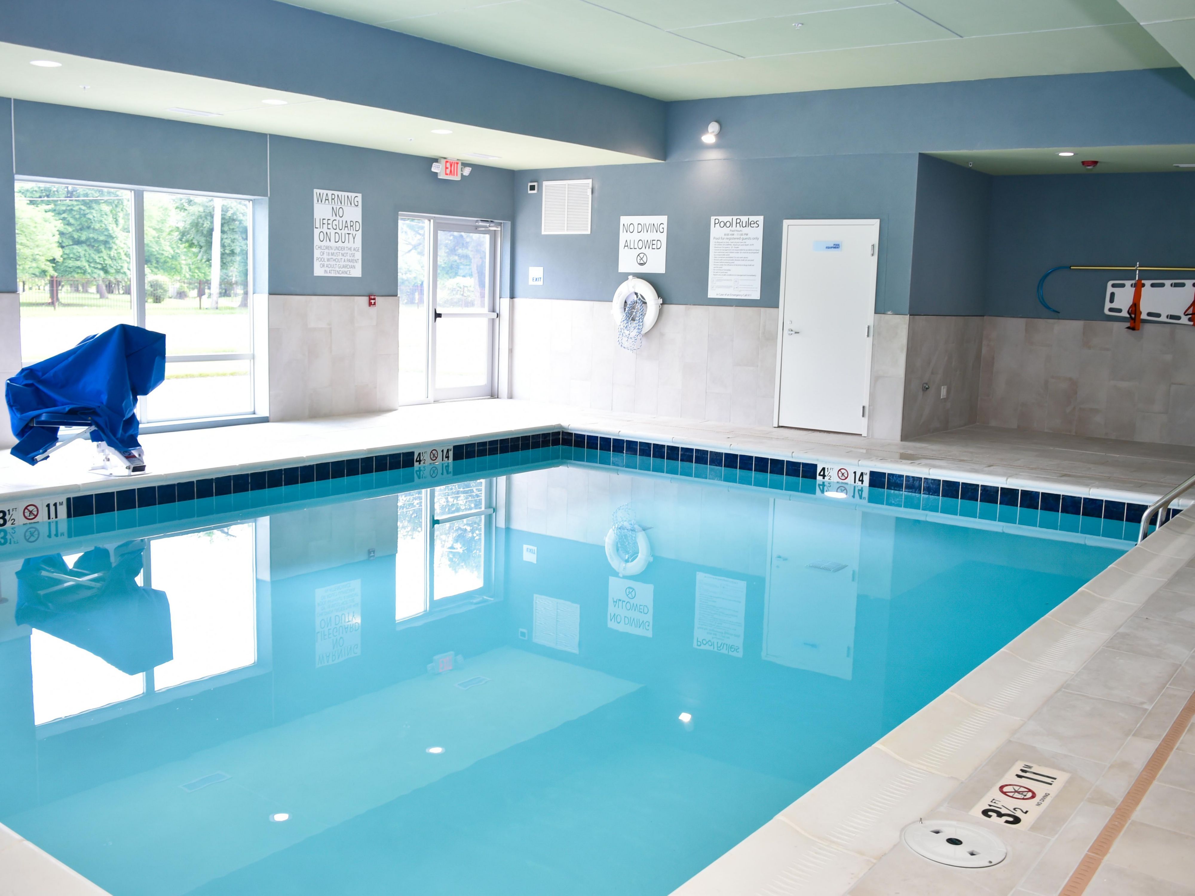 Our pool is now open and accepting reservations. Please see the front desk to book your time slot. The pool hours are between 9am - 12PM and 5pm to 10pm.  