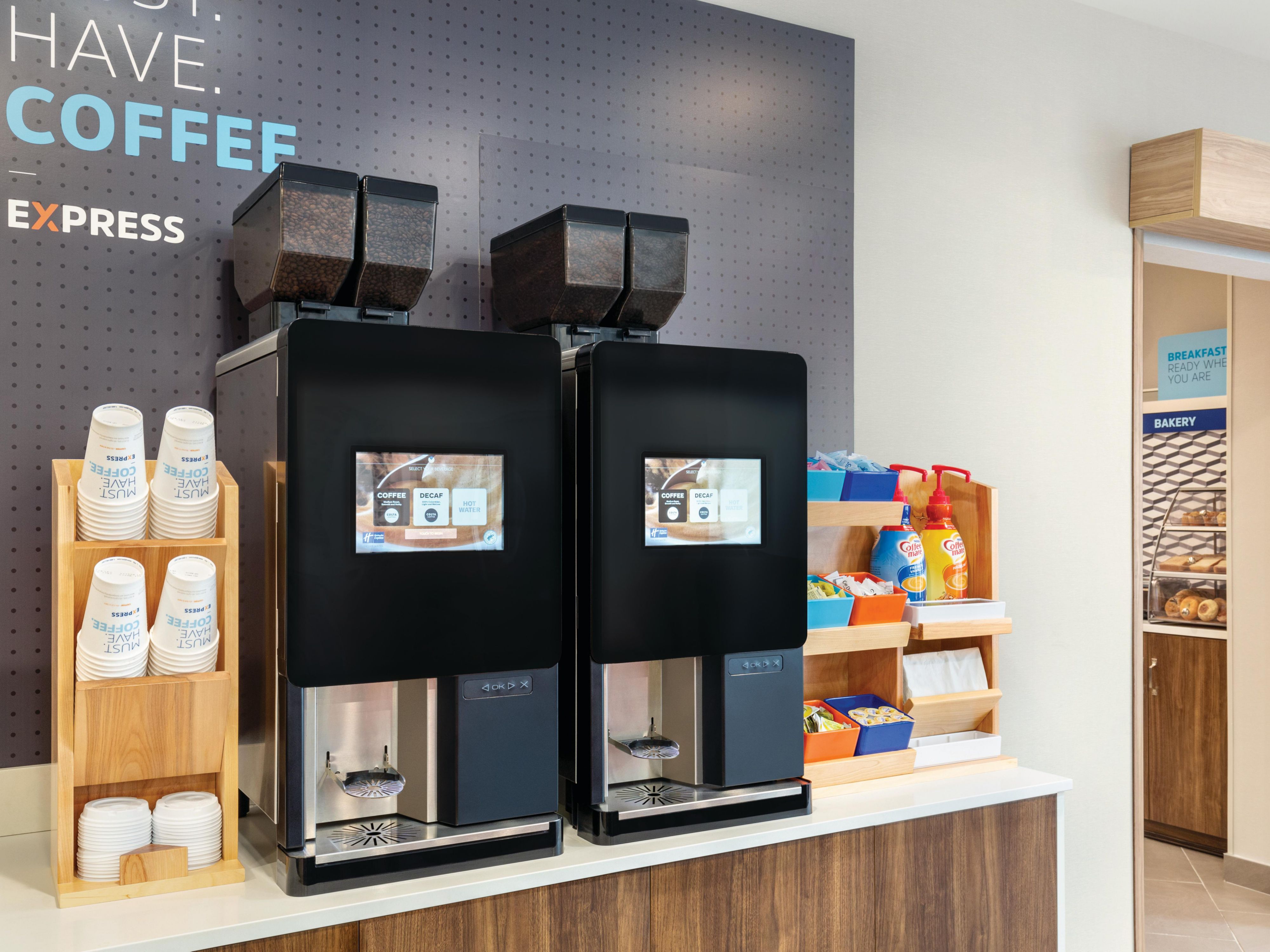 Savor the taste of freshly brewed coffee around the clock with our new bean-to-cup coffee machine, available 24/7 in the lobby. Elevate your stay with us and relish every sip of our exceptional coffee.