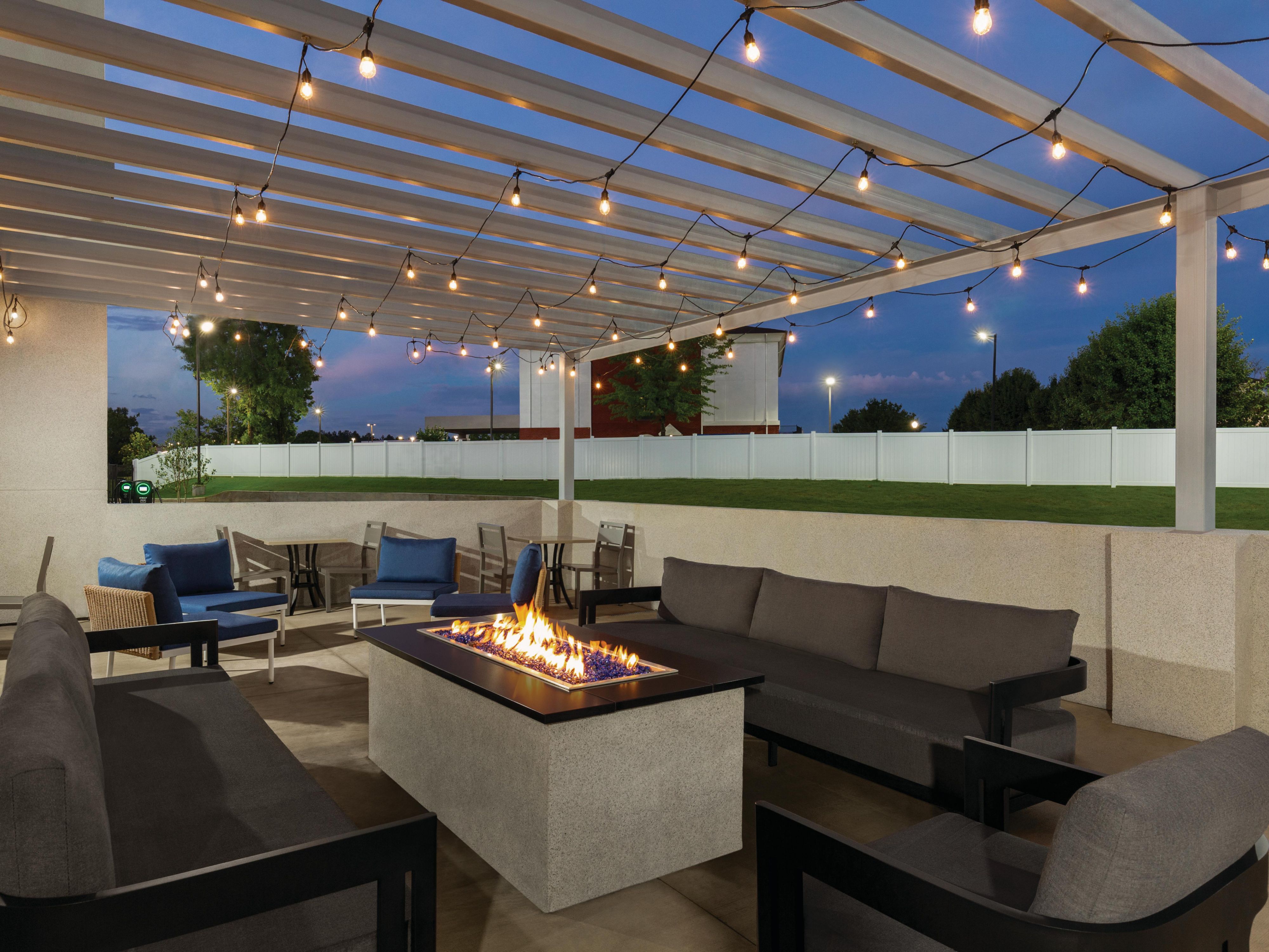 Multiple outdoor patios designed for your ultimate relaxation.