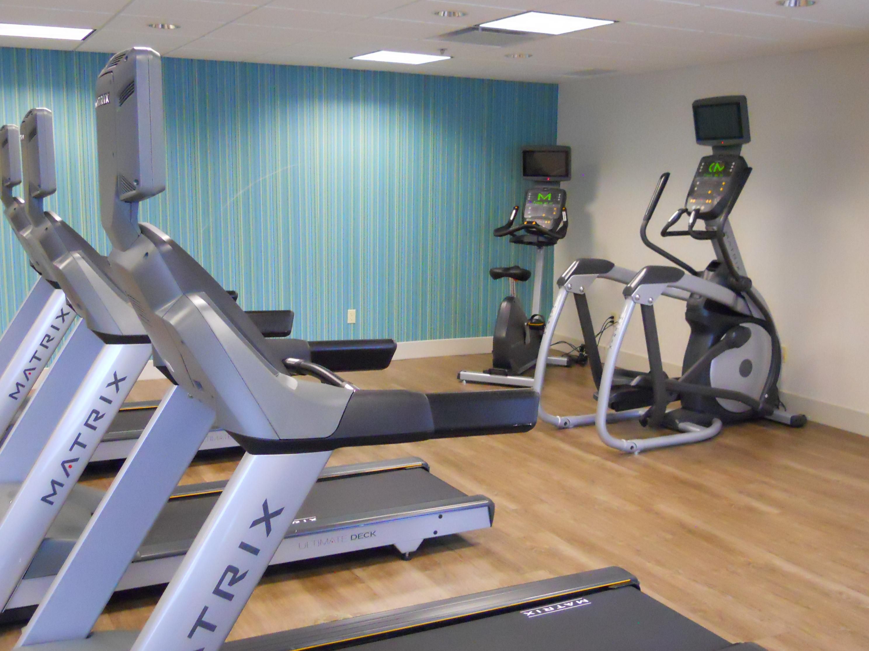 Relax and recharge with our awesome amenities! Take a dip in the outdoor heated pool, break a sweat in the fitness center, or enjoy the convenience of in-room microwaves and refrigerators. We have everything you need for a comfortable and hassle-free stay.