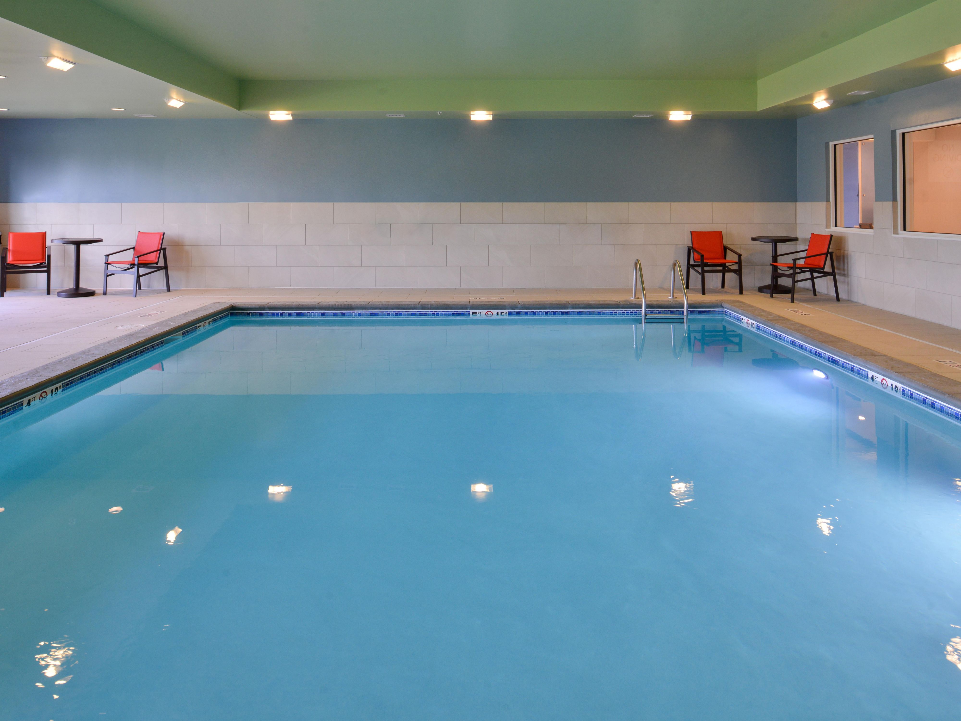 Take a dip while on the road in our indoor swimming pool.