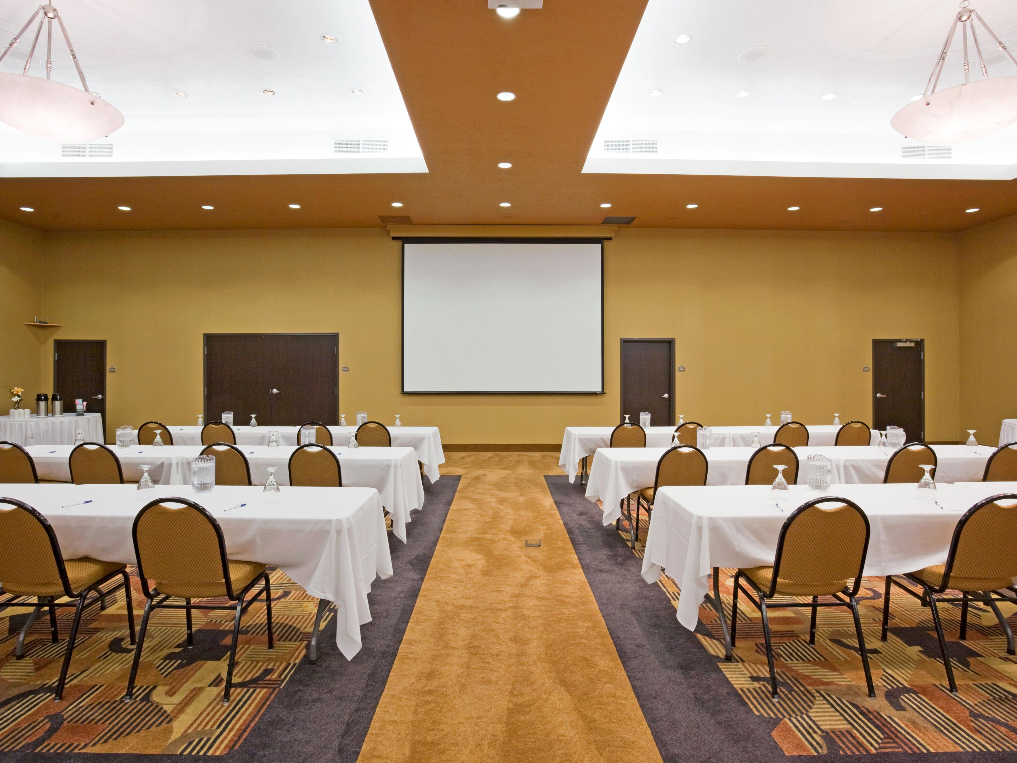 Discover the perfect setting for your next business gathering at our versatile event center. With an impressive 5,200 square feet of space, our venue offers the flexibility to accommodate any size or style of meeting.