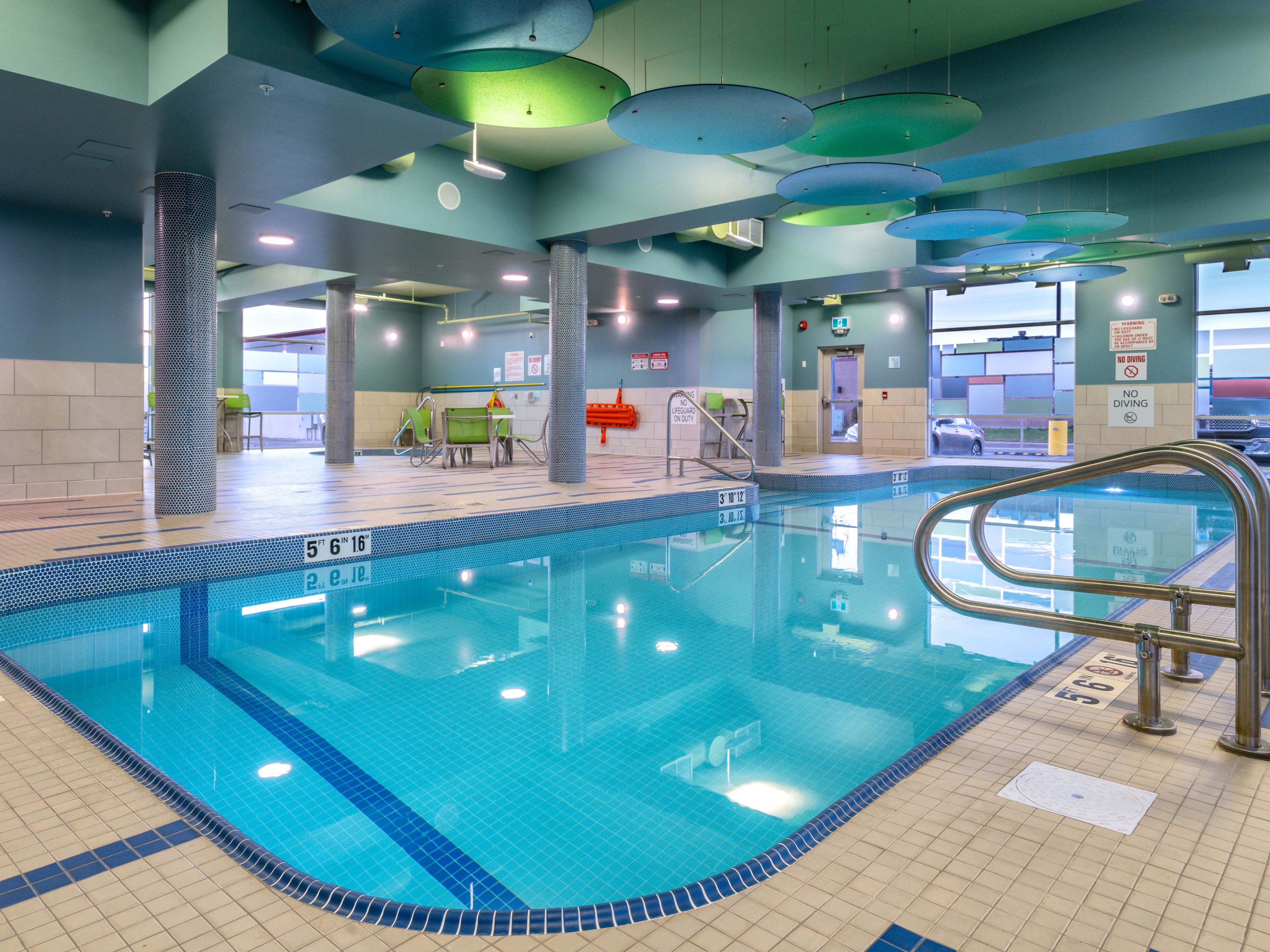 Unwind with a soothing dip in our heated indoor pool.