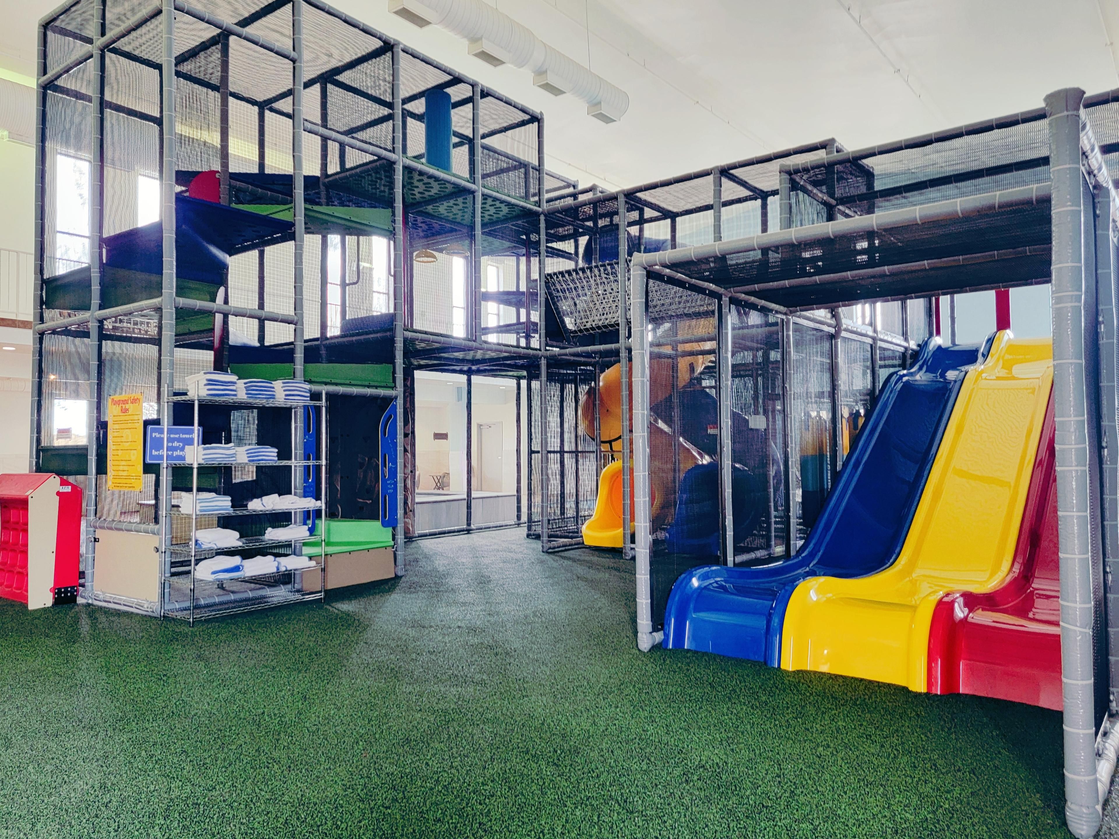 Enjoy our amazing 20 ft tall new playground!