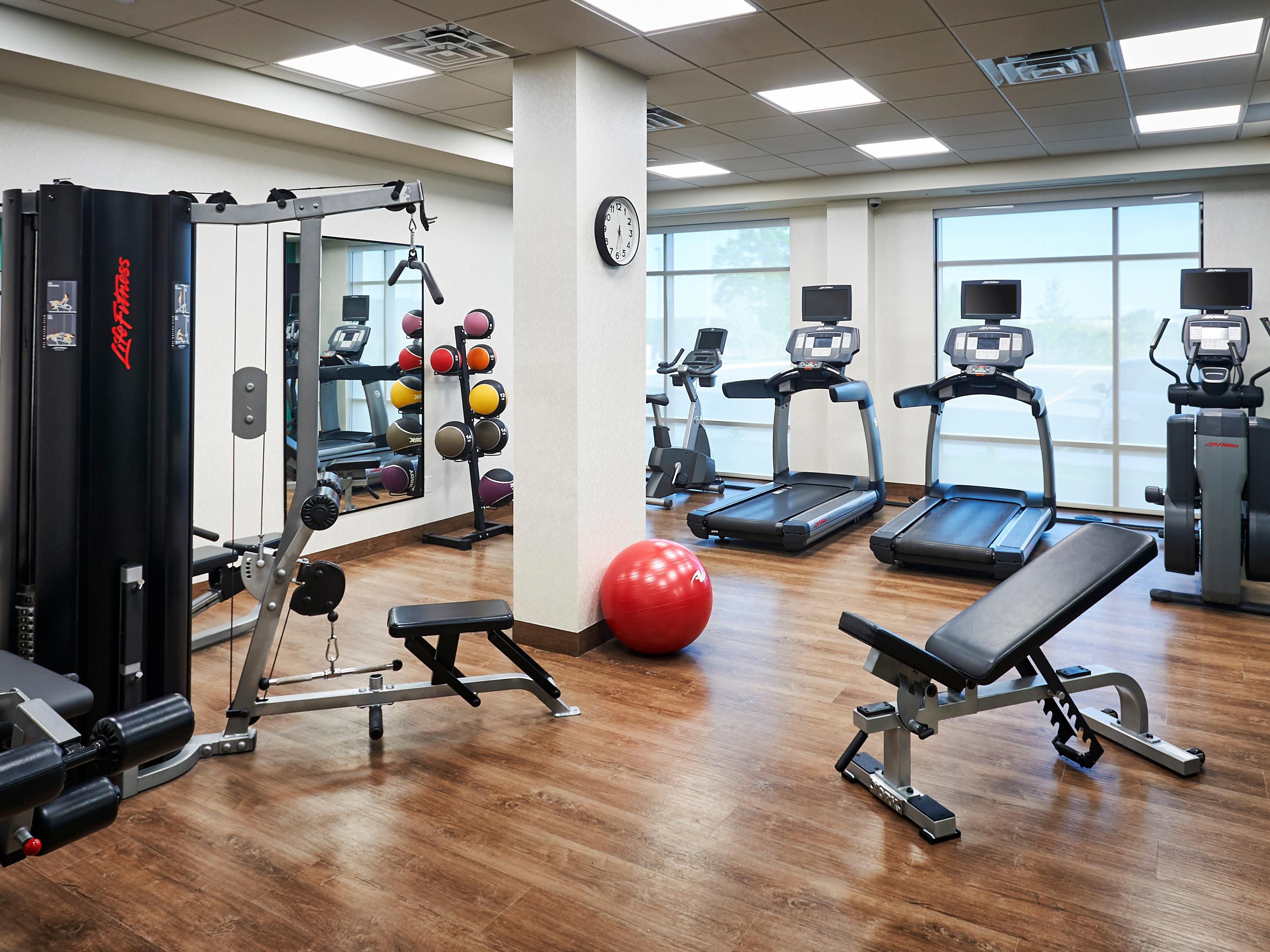 Keep up with your fitness routine with 24 hour access