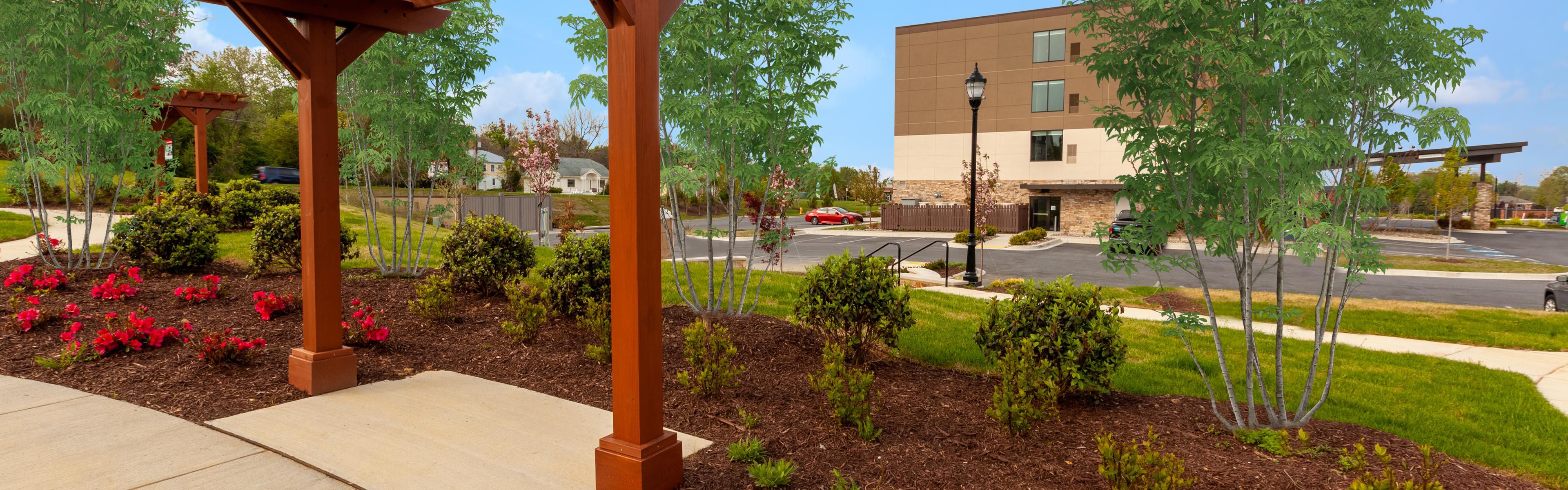 Take a quick walk to a restful spot to sit next to our hotel!  