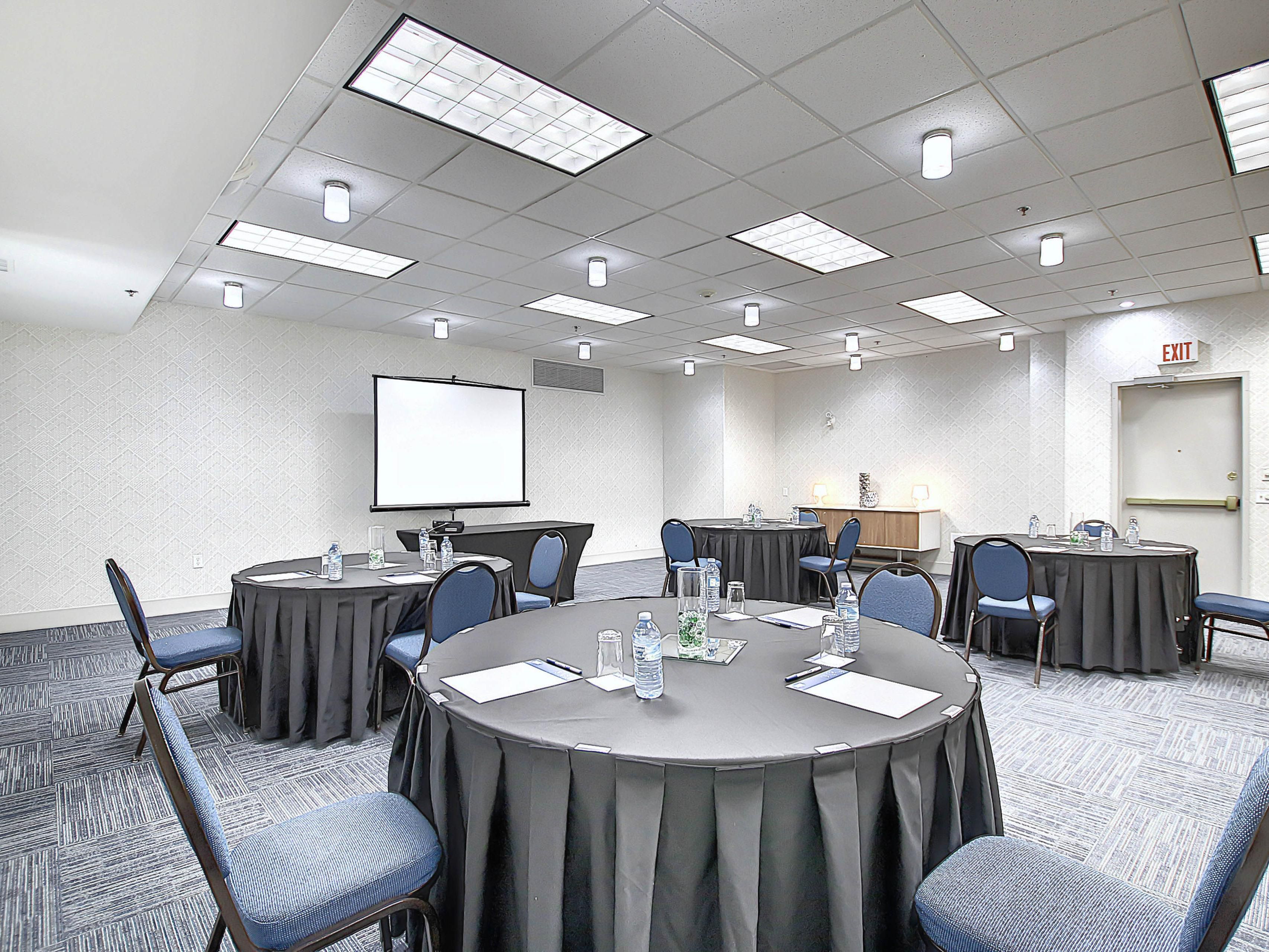 Meet with Confidence at The Holiday Inn Express & Suites Airport Calgary, as we offer ample options to host your meetings, while keeping the Health and Safety of your delegates top of mind.  Contact us for more details.