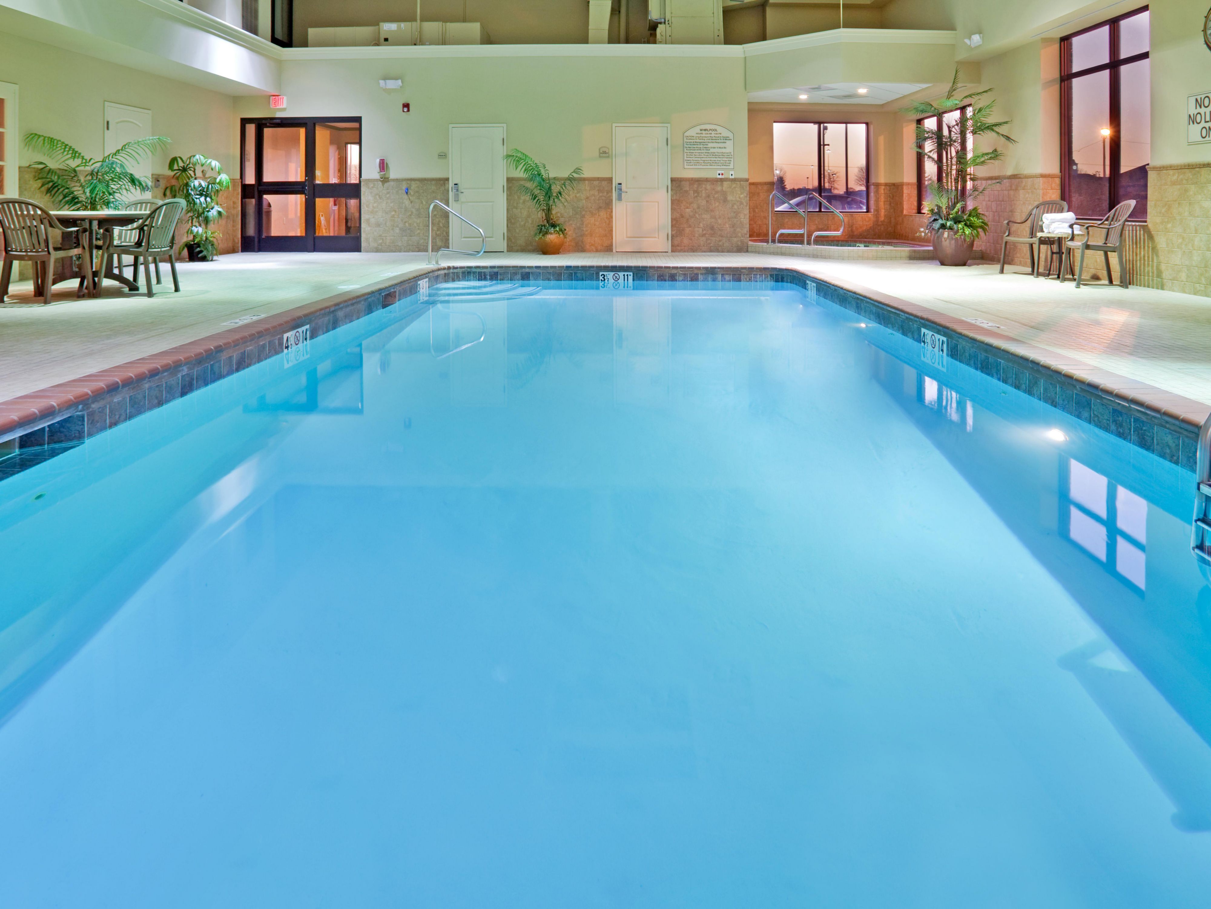 Splash the day away in our indoor pool!