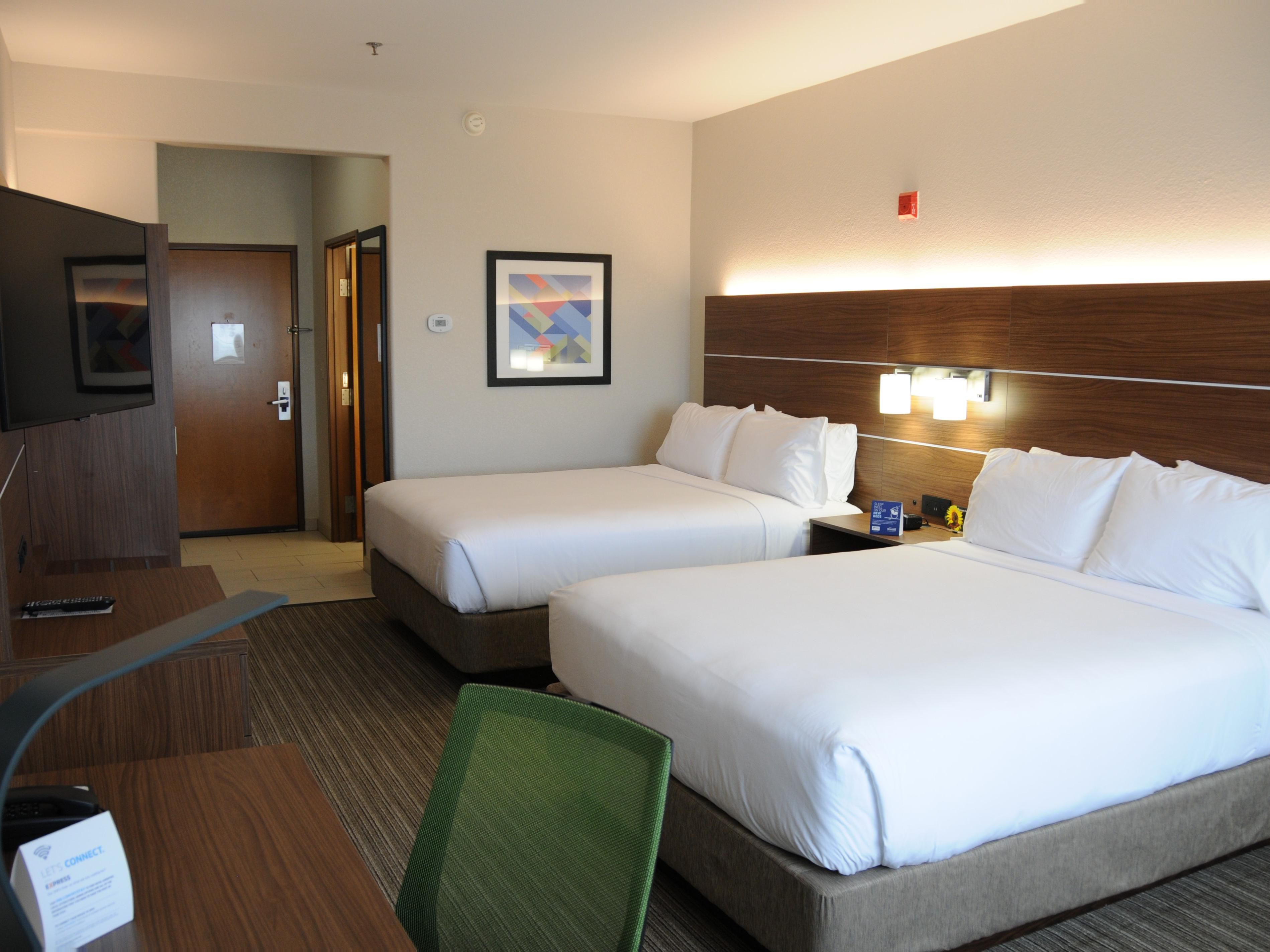 Refreshed & redesigned! Come experience our comfortably reimagined guestrooms, designed with you in mind! 43" flat-screen televisions, plush mattresses for a good night's rest, Keurig coffee makers, and space to spread out and be yourself.
