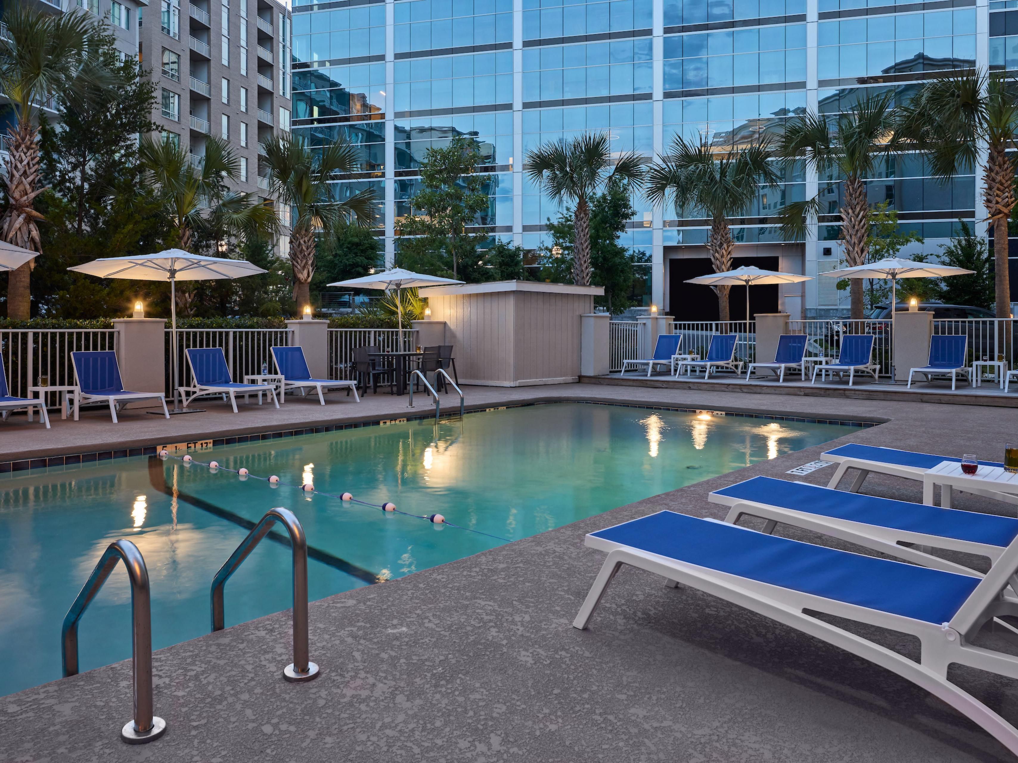 Enjoy an evening dip to unwind 