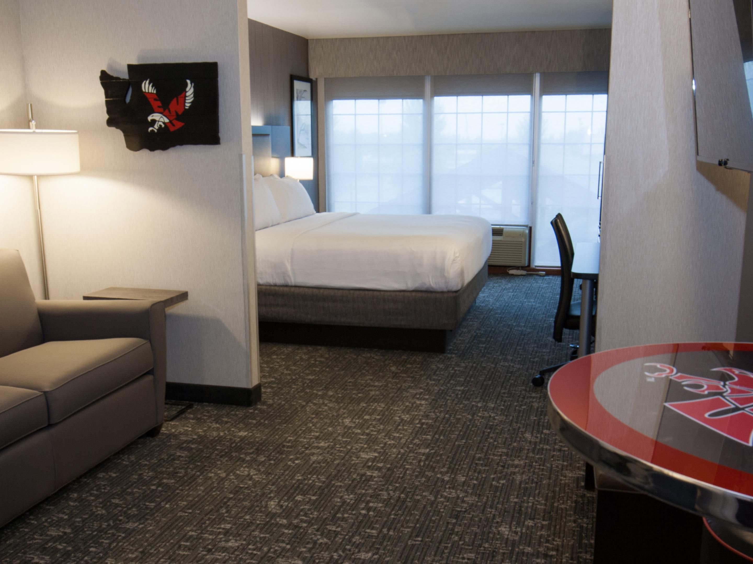 Our Suite has everything you need for a great night.