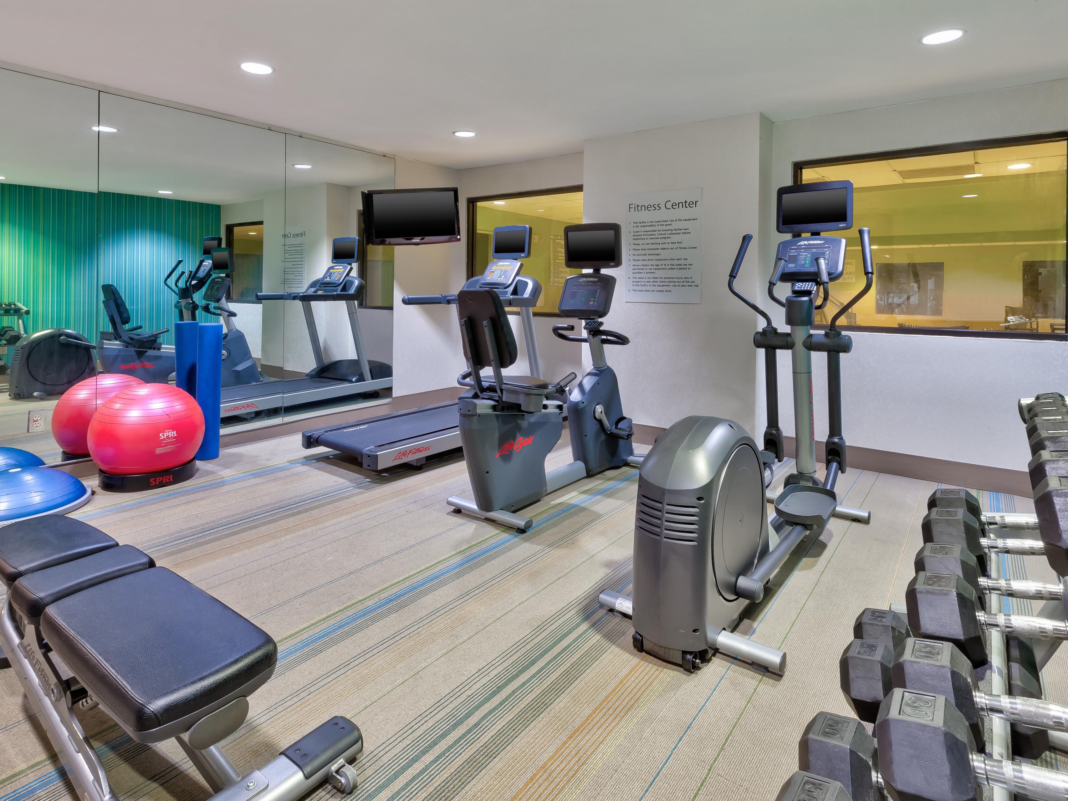 Fitness Center Open 24 Hours